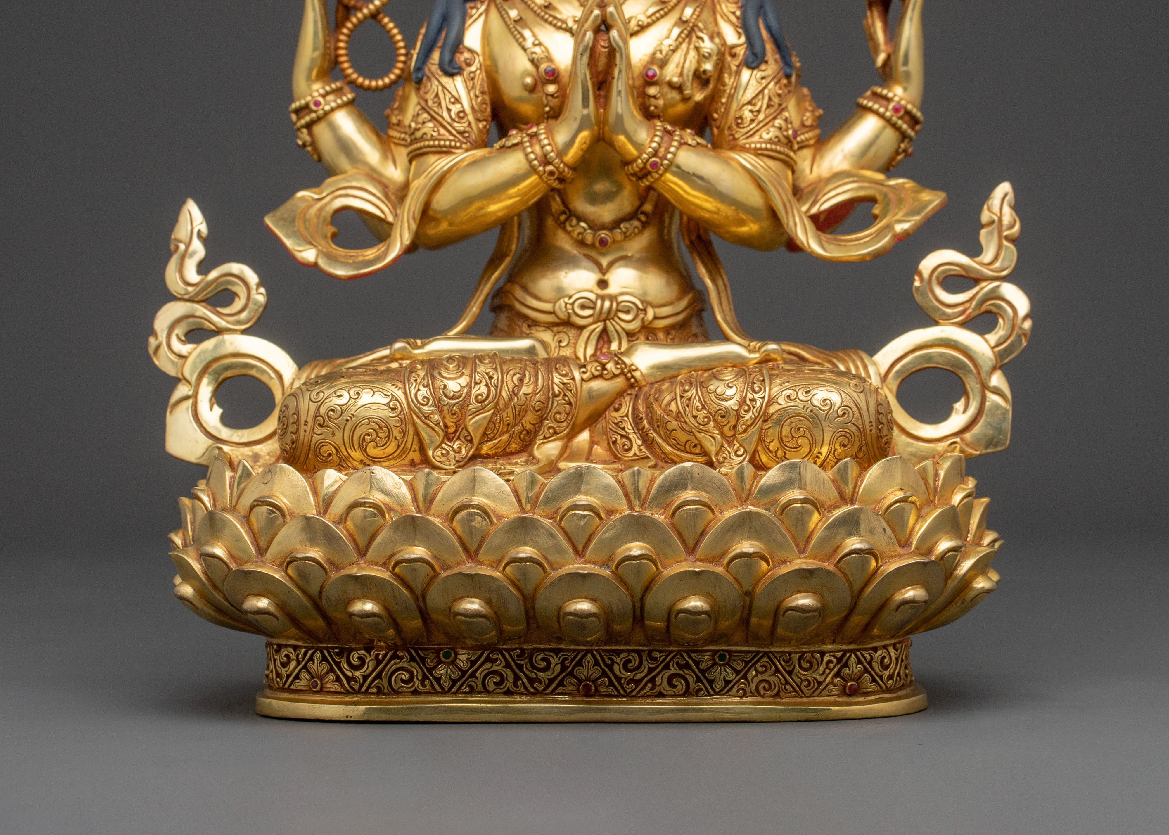Radiant Avalokiteshvara Statue | Blessing Figure