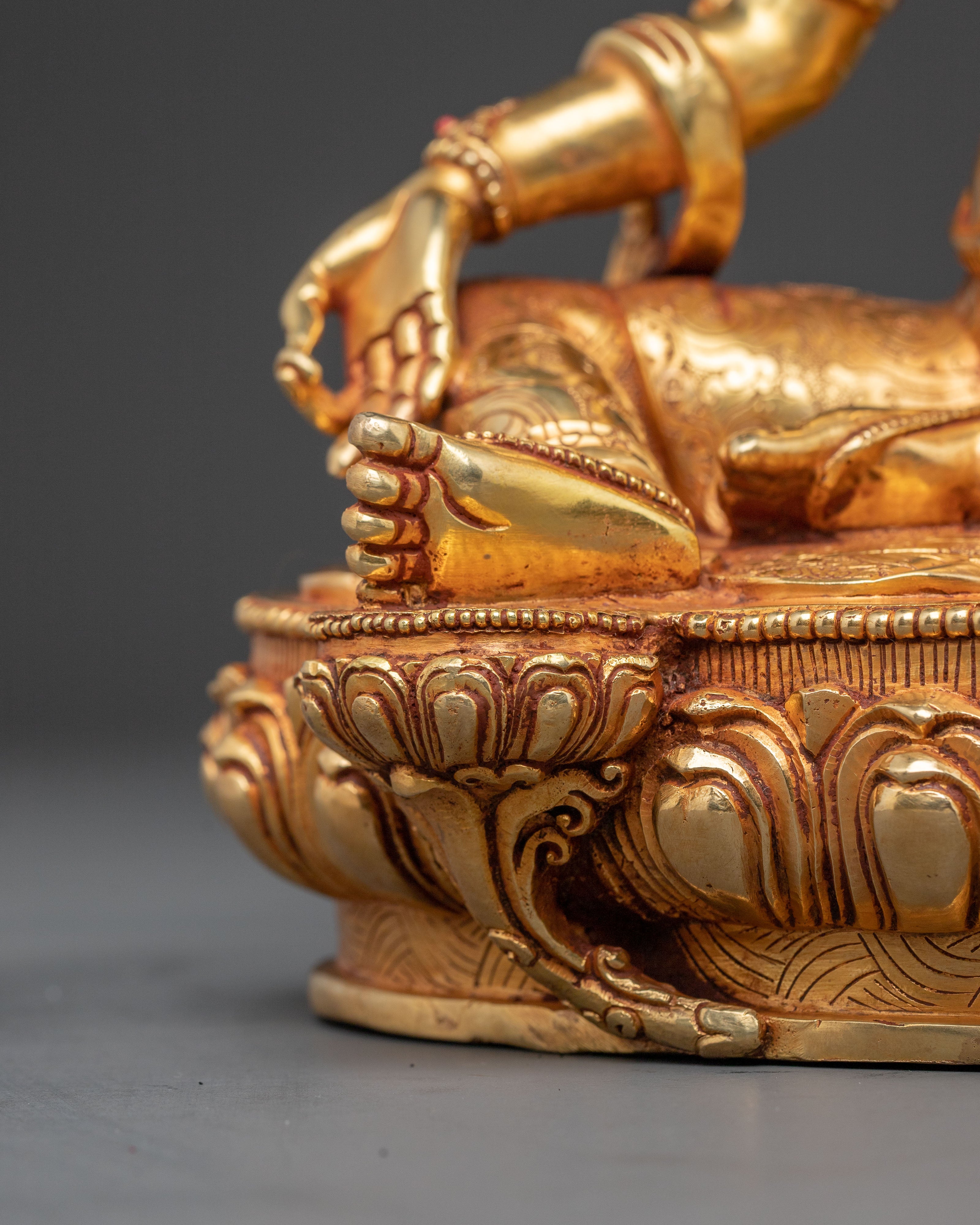 Green Tara Healing Handcrafted Statue | Goddess of Compassion