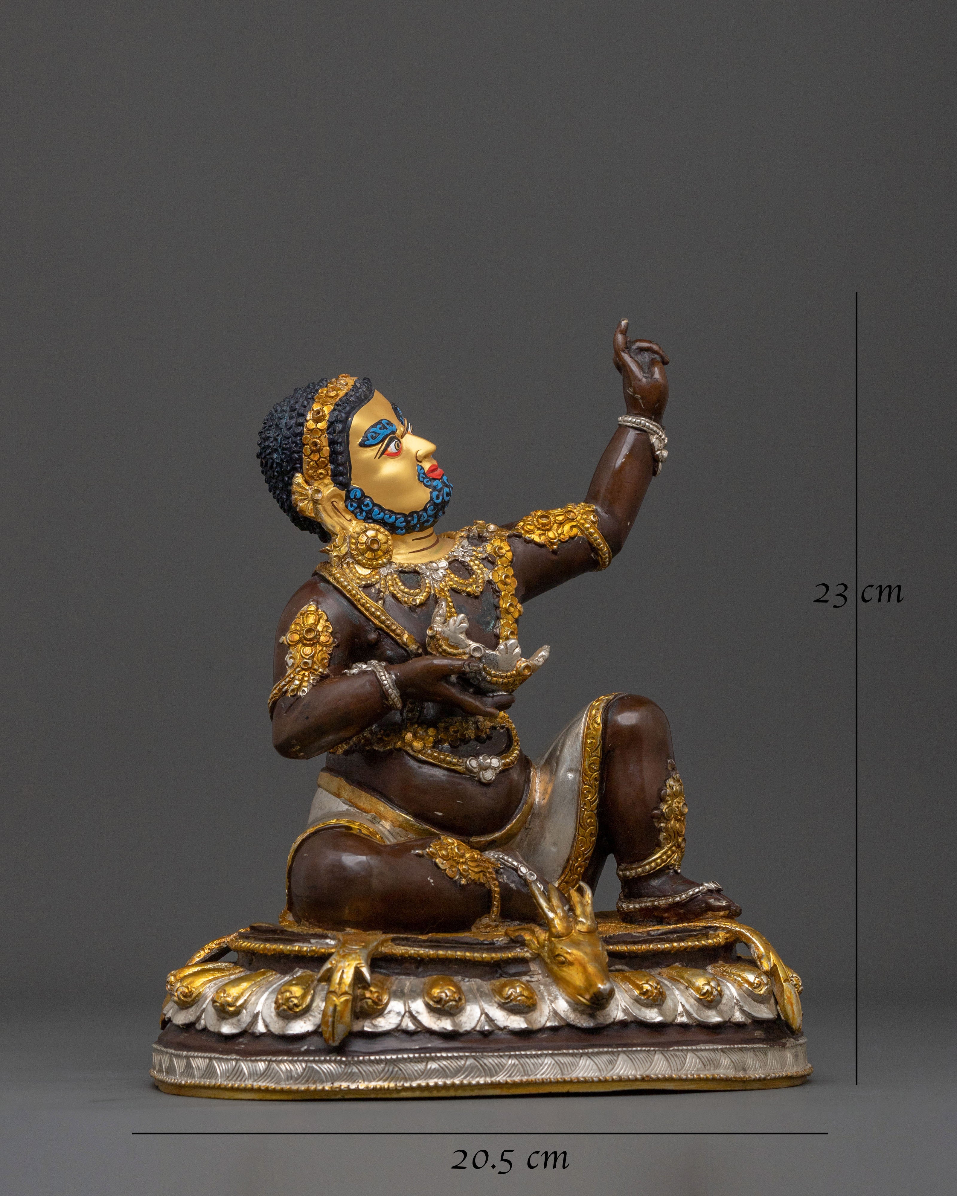 Tibetan Virupa Meditation Statue | Home Decor
