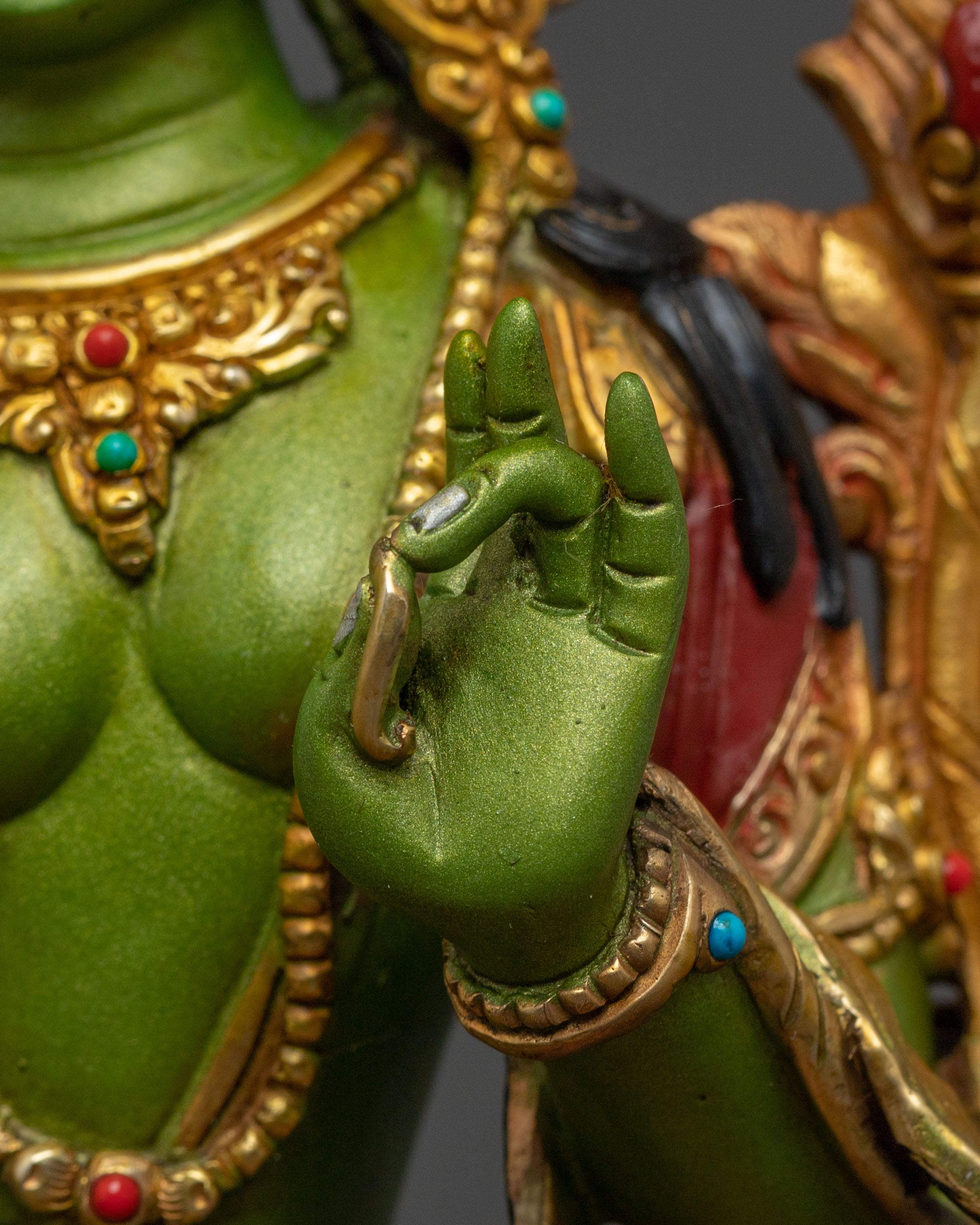 Green Tara's Blessing Statue | Sacred Decor