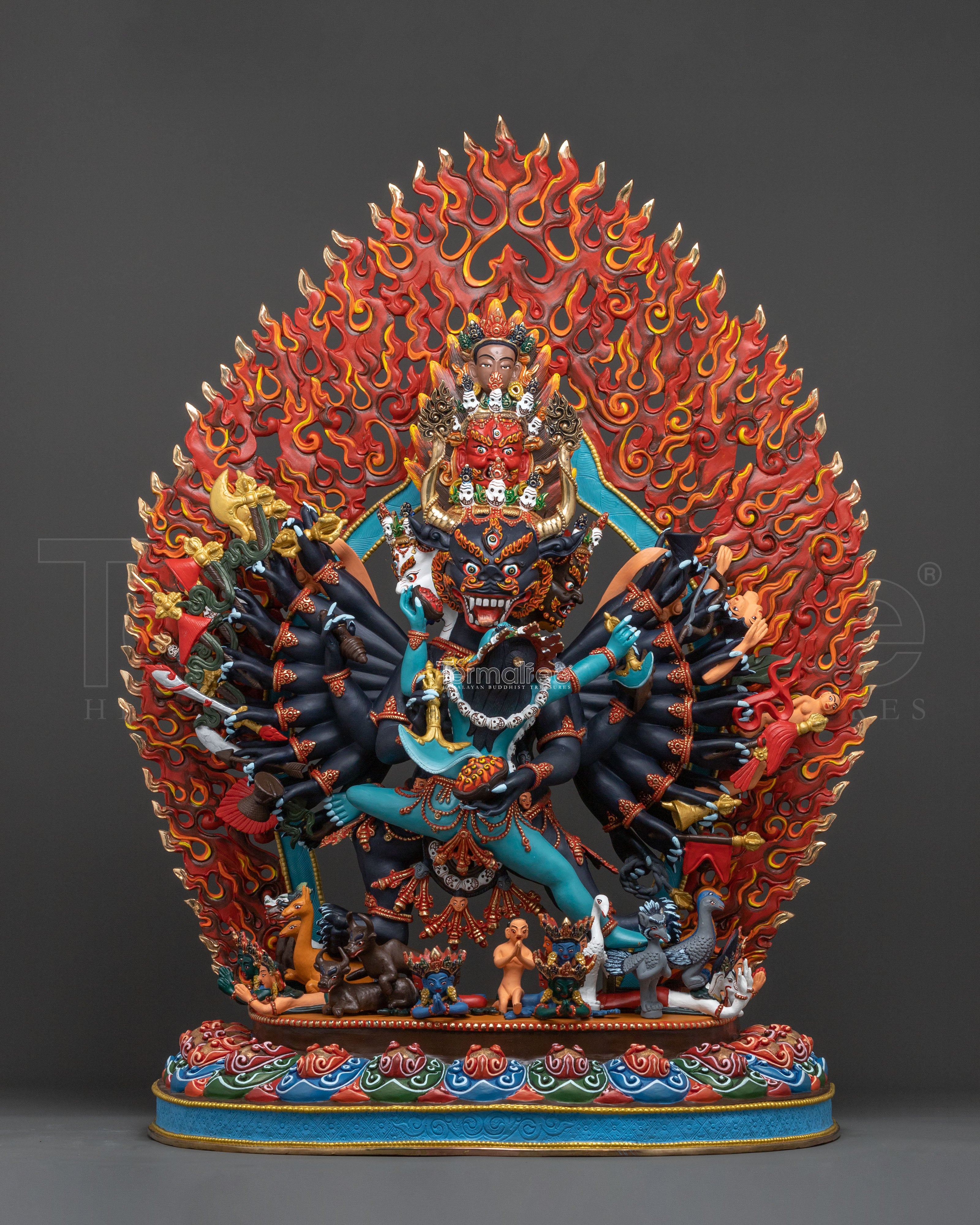 Yamantaka Wrathful Deity Statue | Fierce Protector of Enlightened