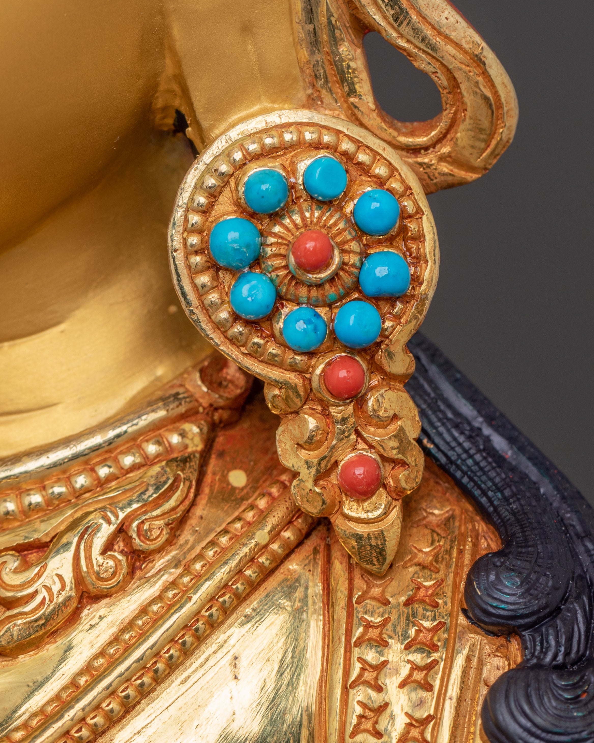 Green Tara Compassionate Healing Statue – Gilded Copper Art