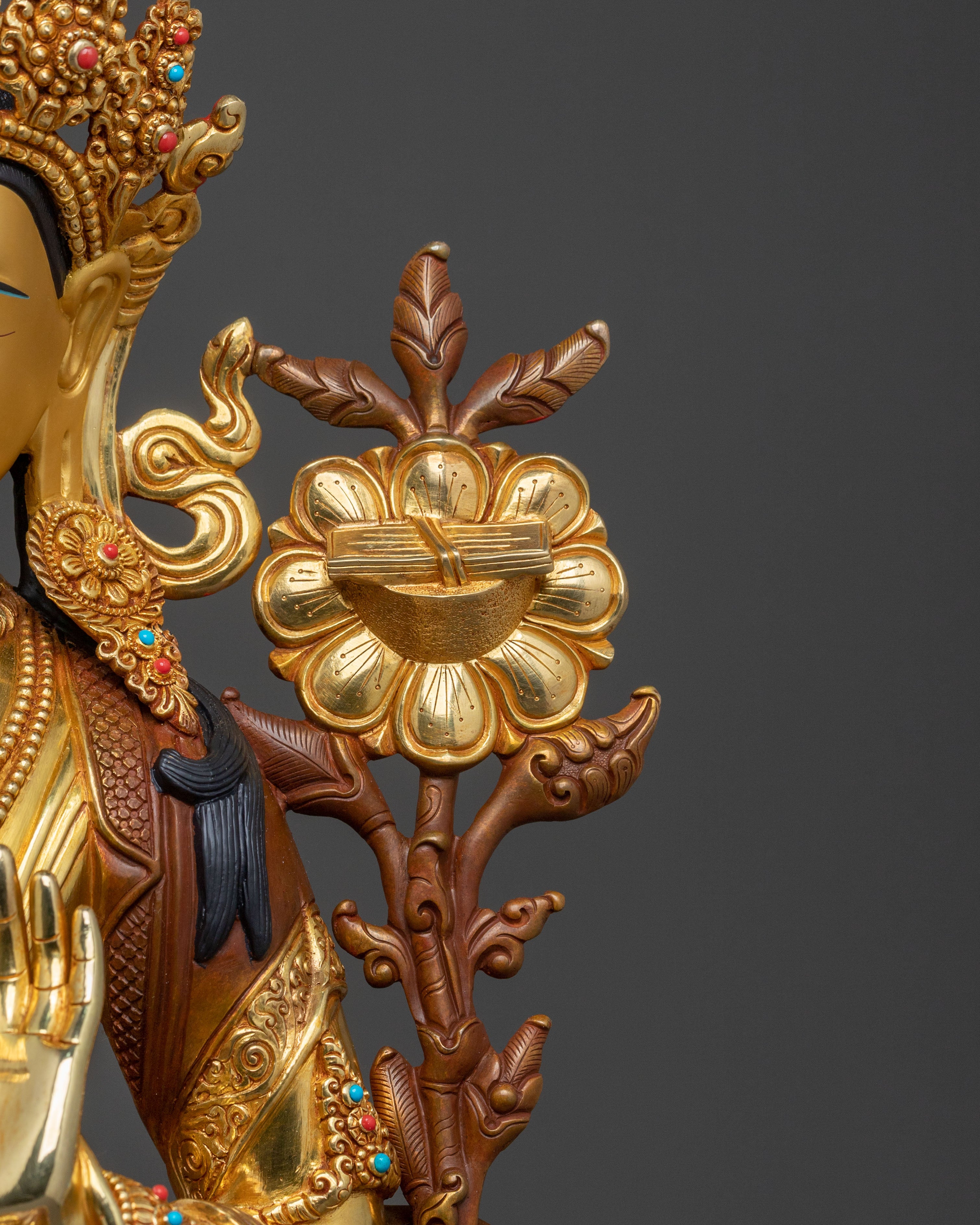 Manjushri Sacred Statue | Handcrafted Wisdom Figure