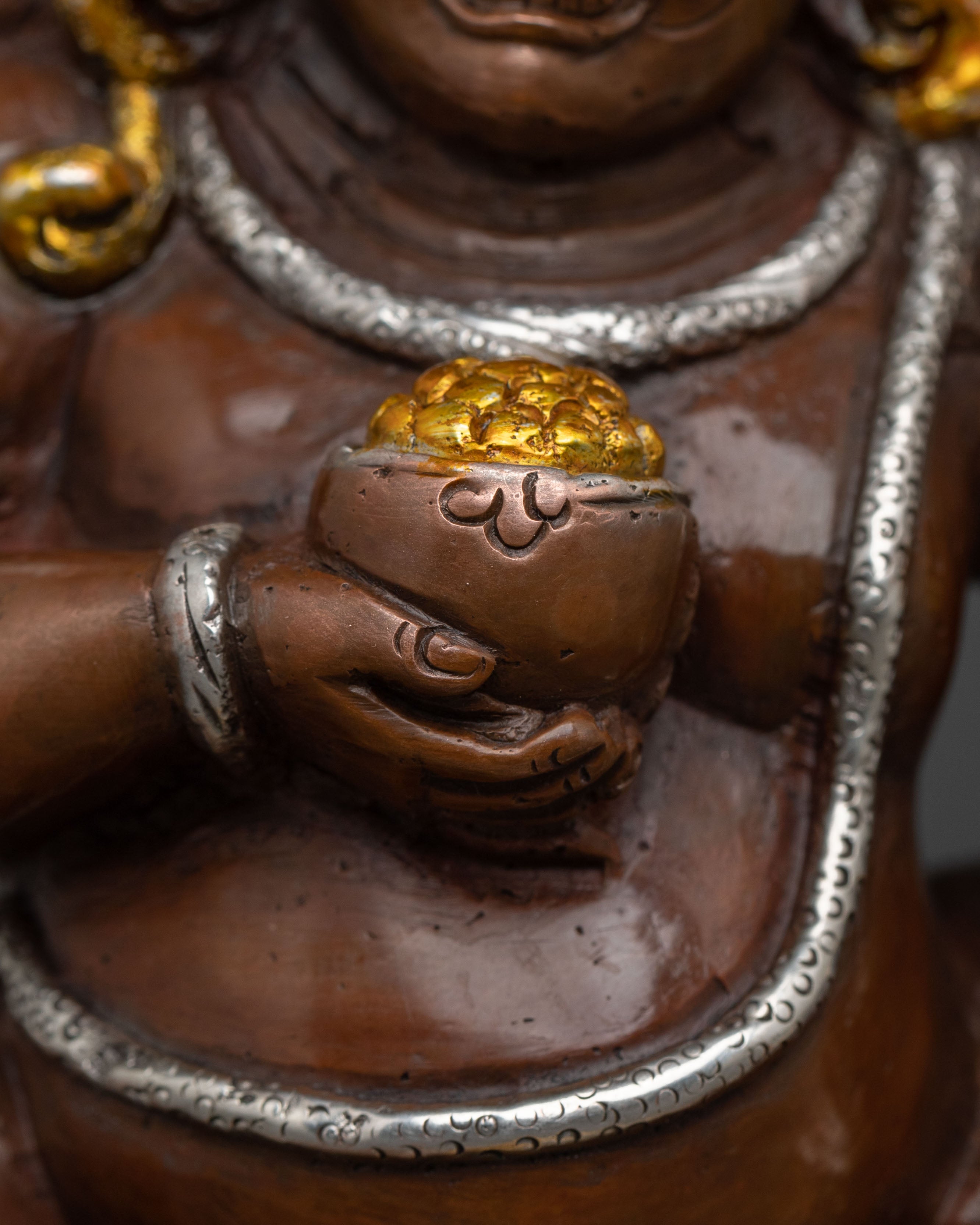 Black Dzambhala Statue | Wealth Deity
