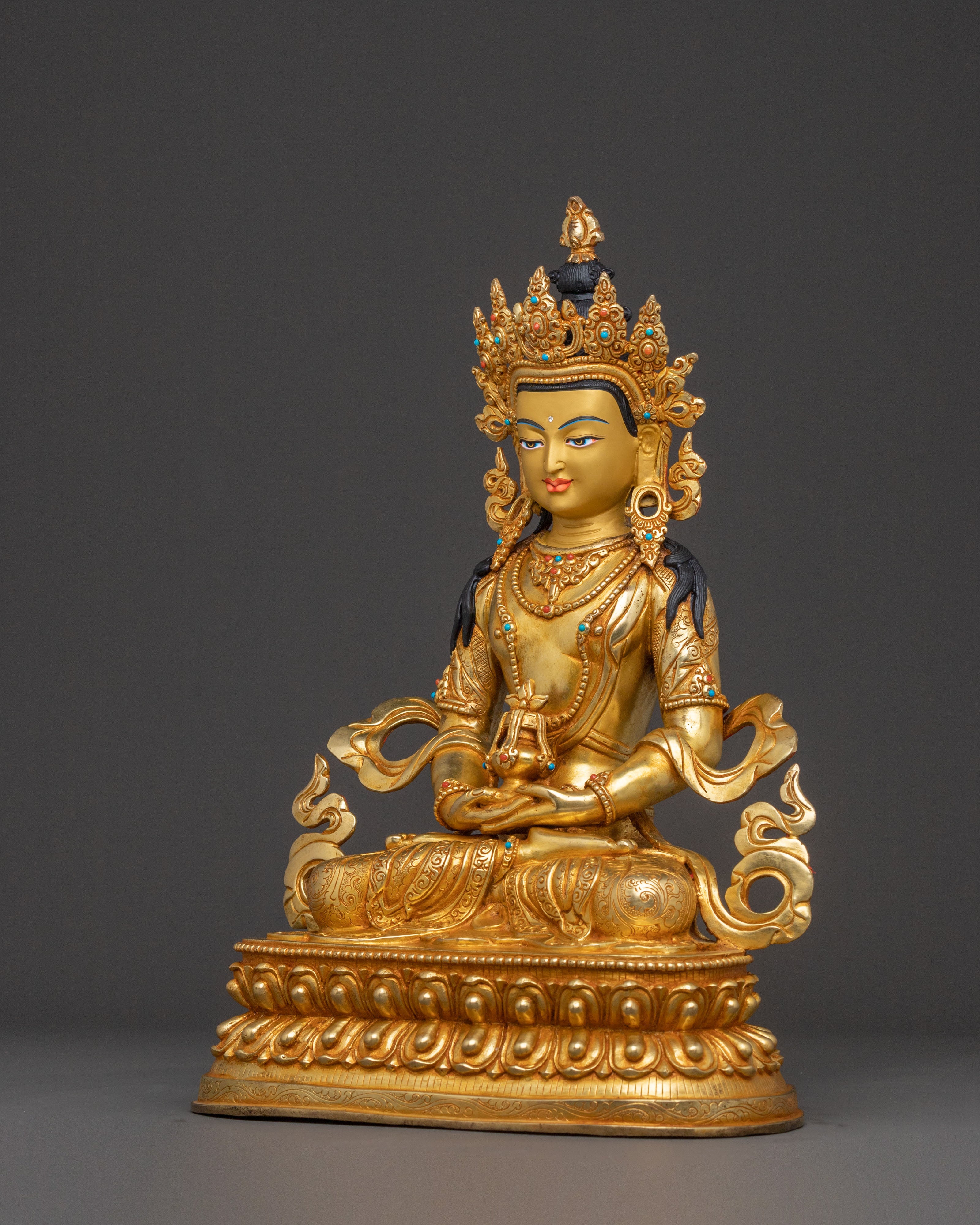 Amitayus Blessing Statue |  Sacred Healing Figurine