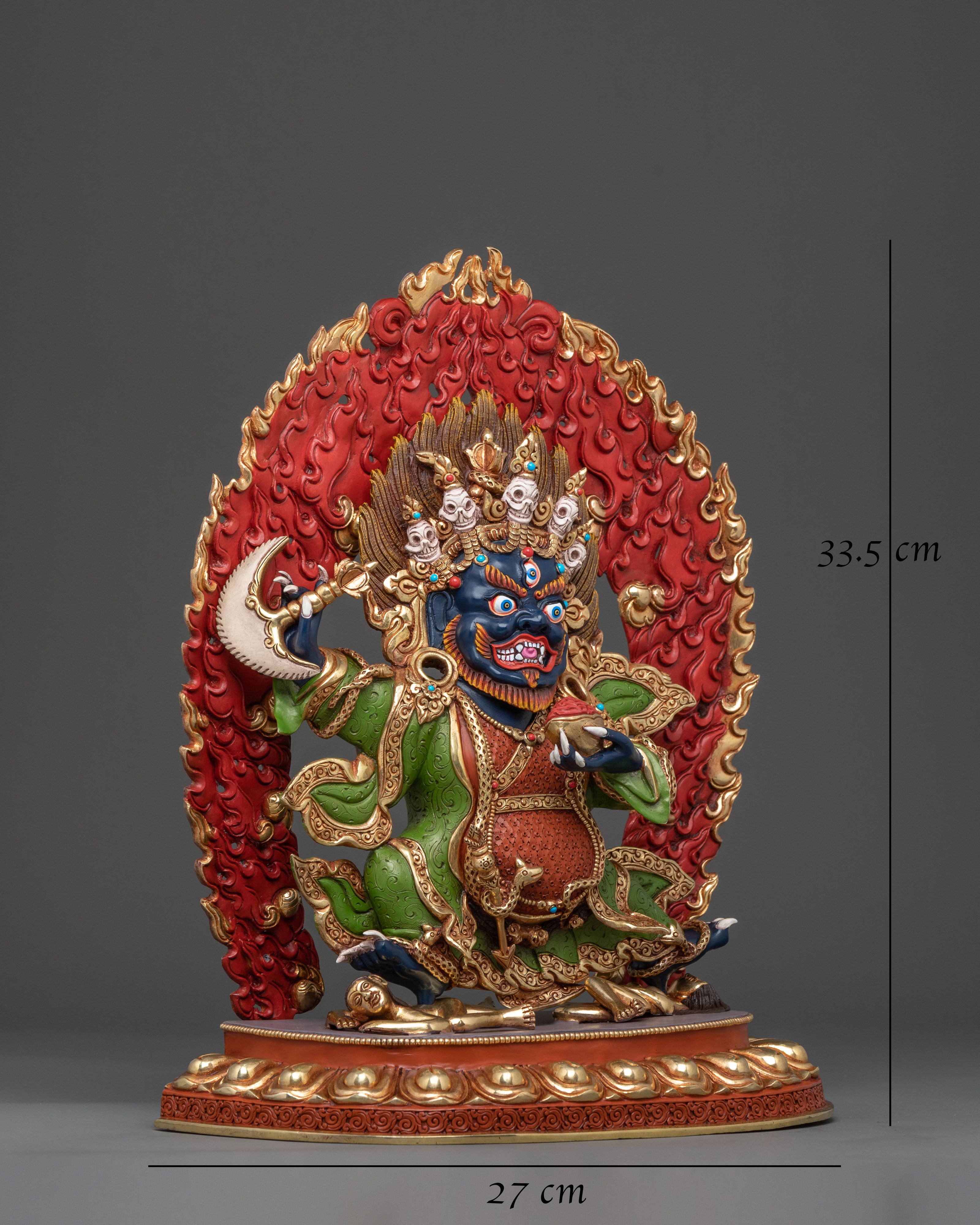 Mahakala Bernakchen Statue: Guardian Deity