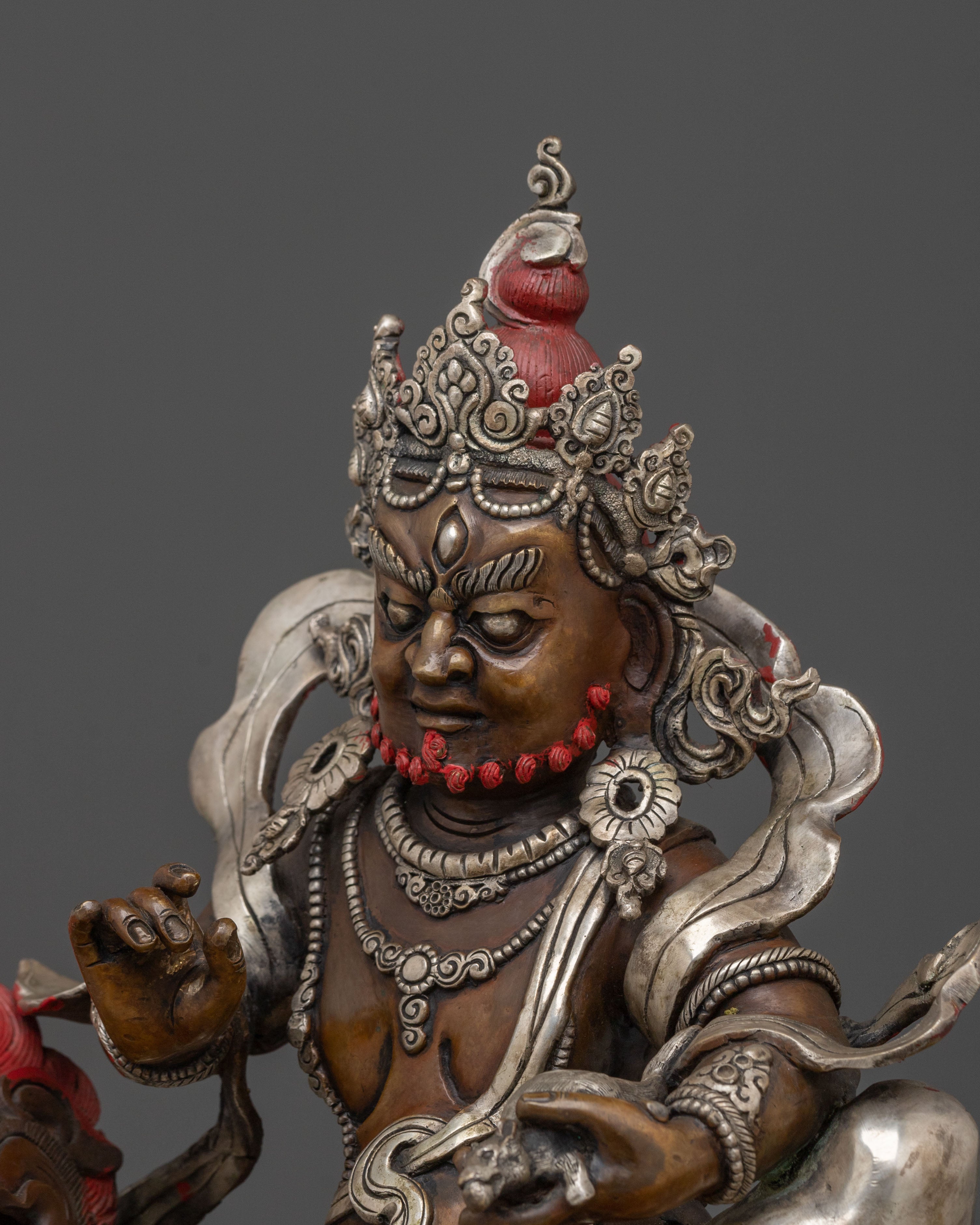 Hand-Carved Namtoshe Statue | Wealth Guardian