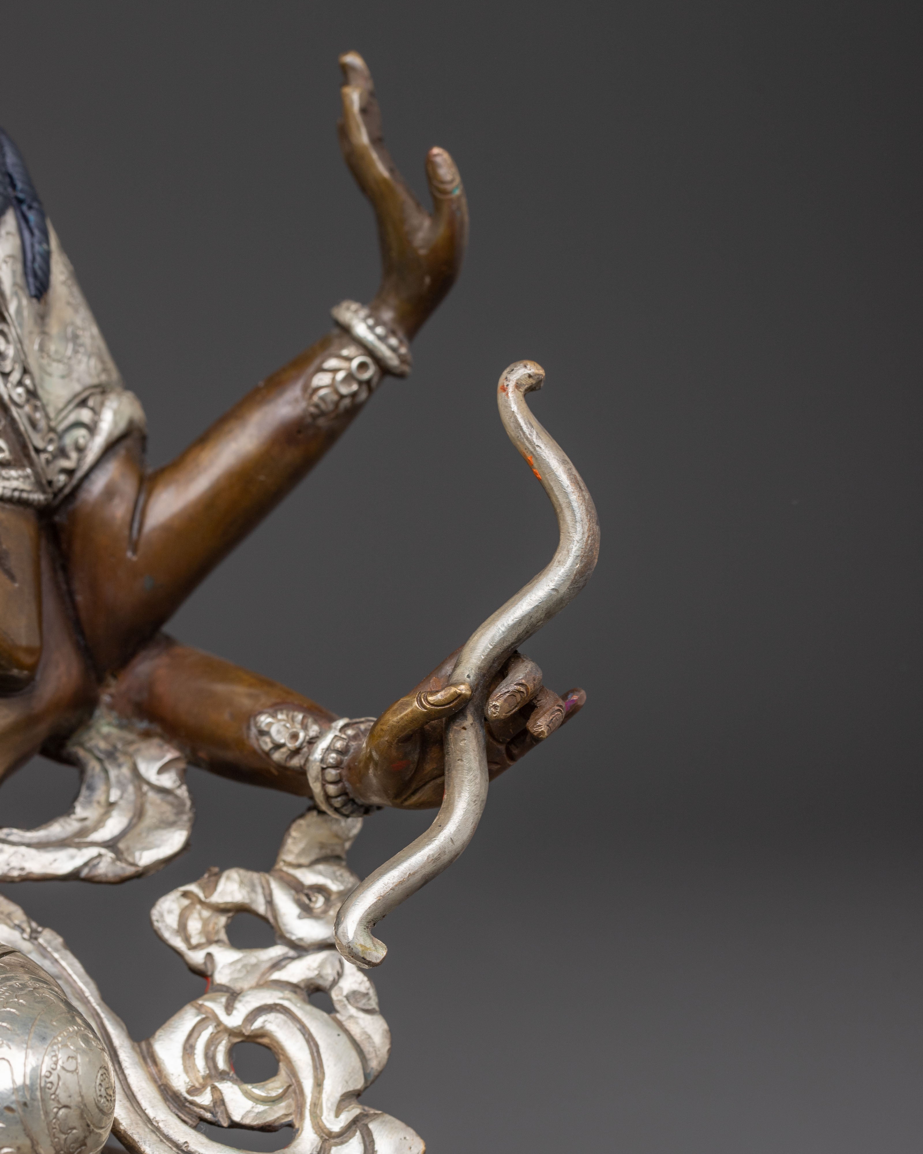 Traditional Namgyalma Oxidized Copper Body Statue