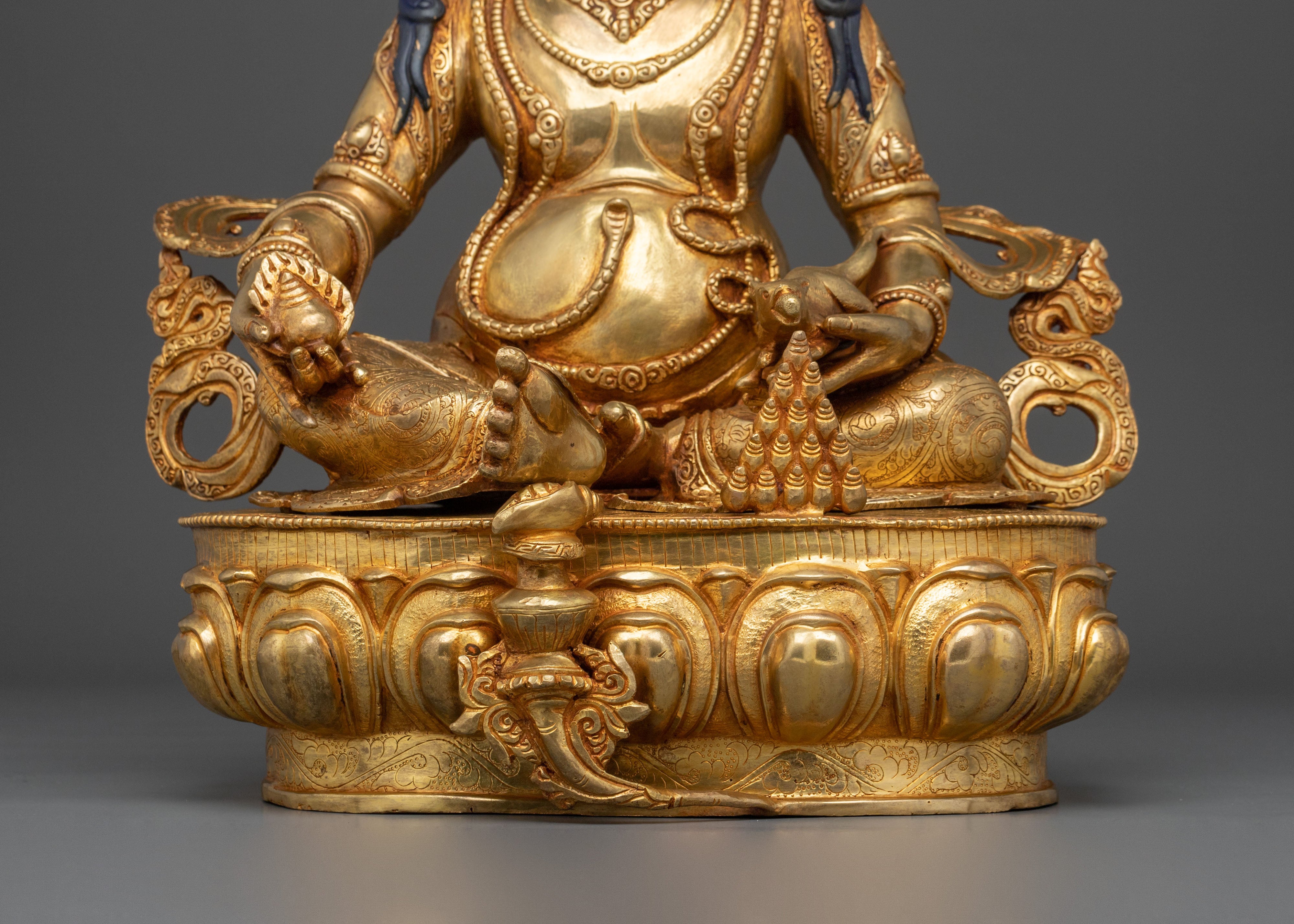 Tibetan Wealth God Dzambhala Sculpture | Representing Abundance