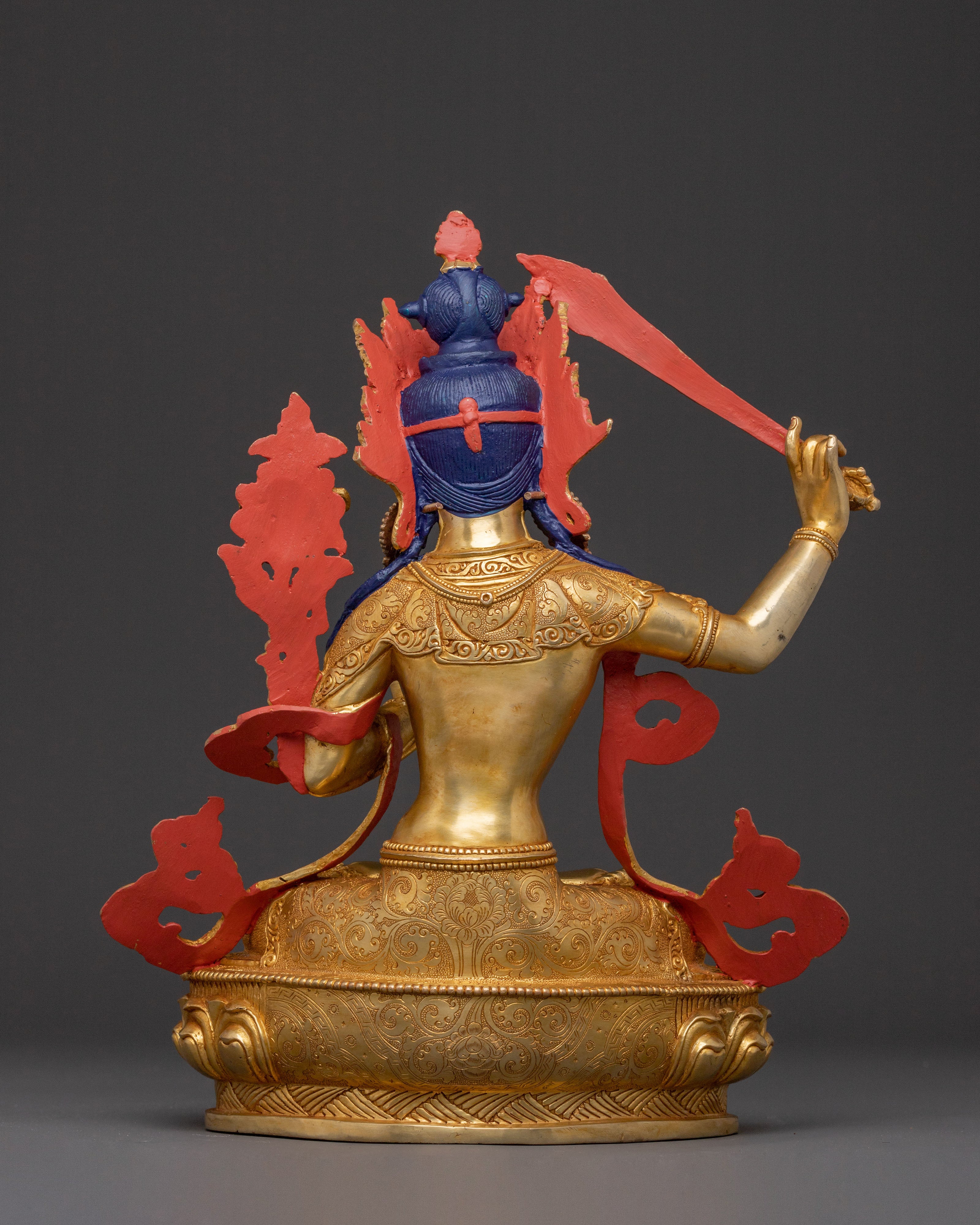 Bodhisattva Manjushri Statue of Wisdom | Sacred Meditation Home Decor