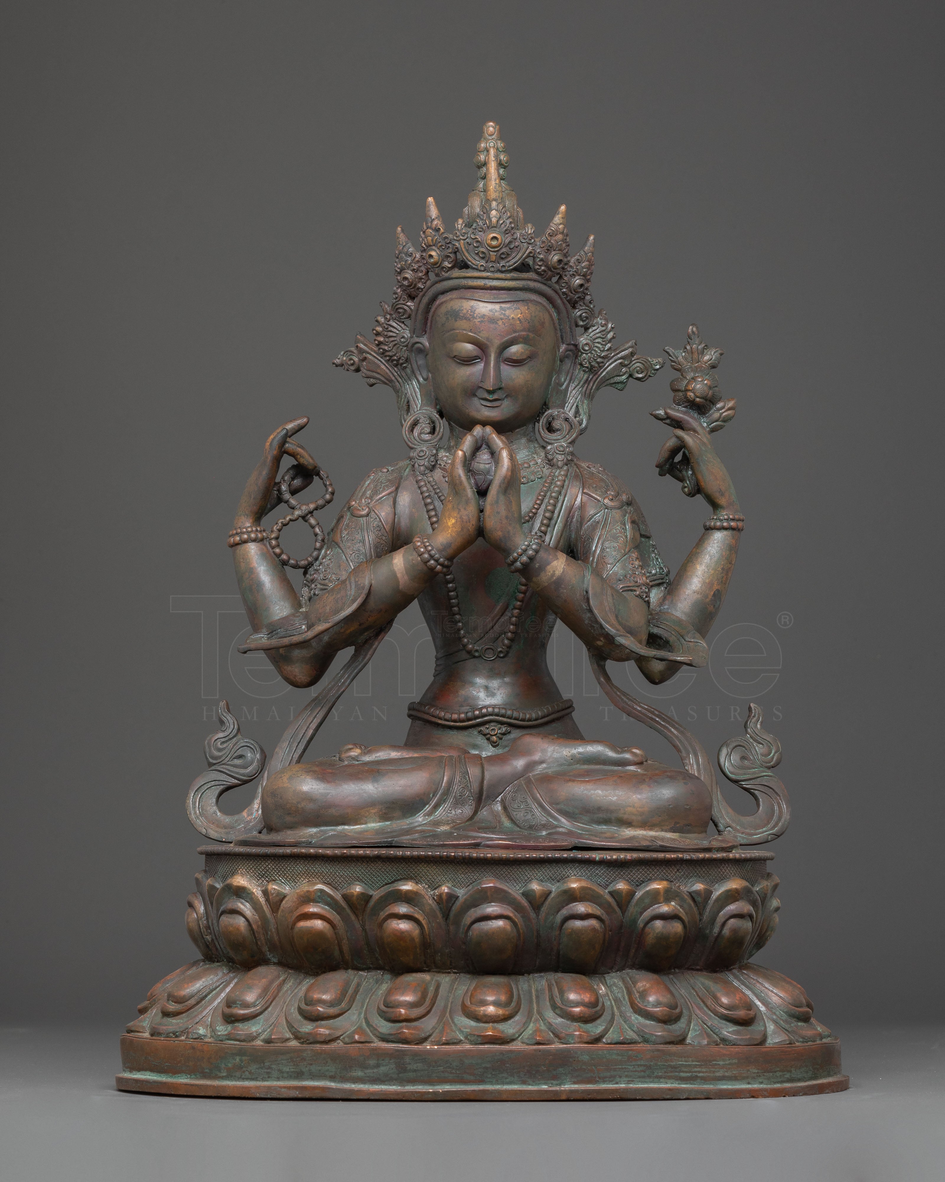 Handmade Chenrezig Statue of Wisdom 