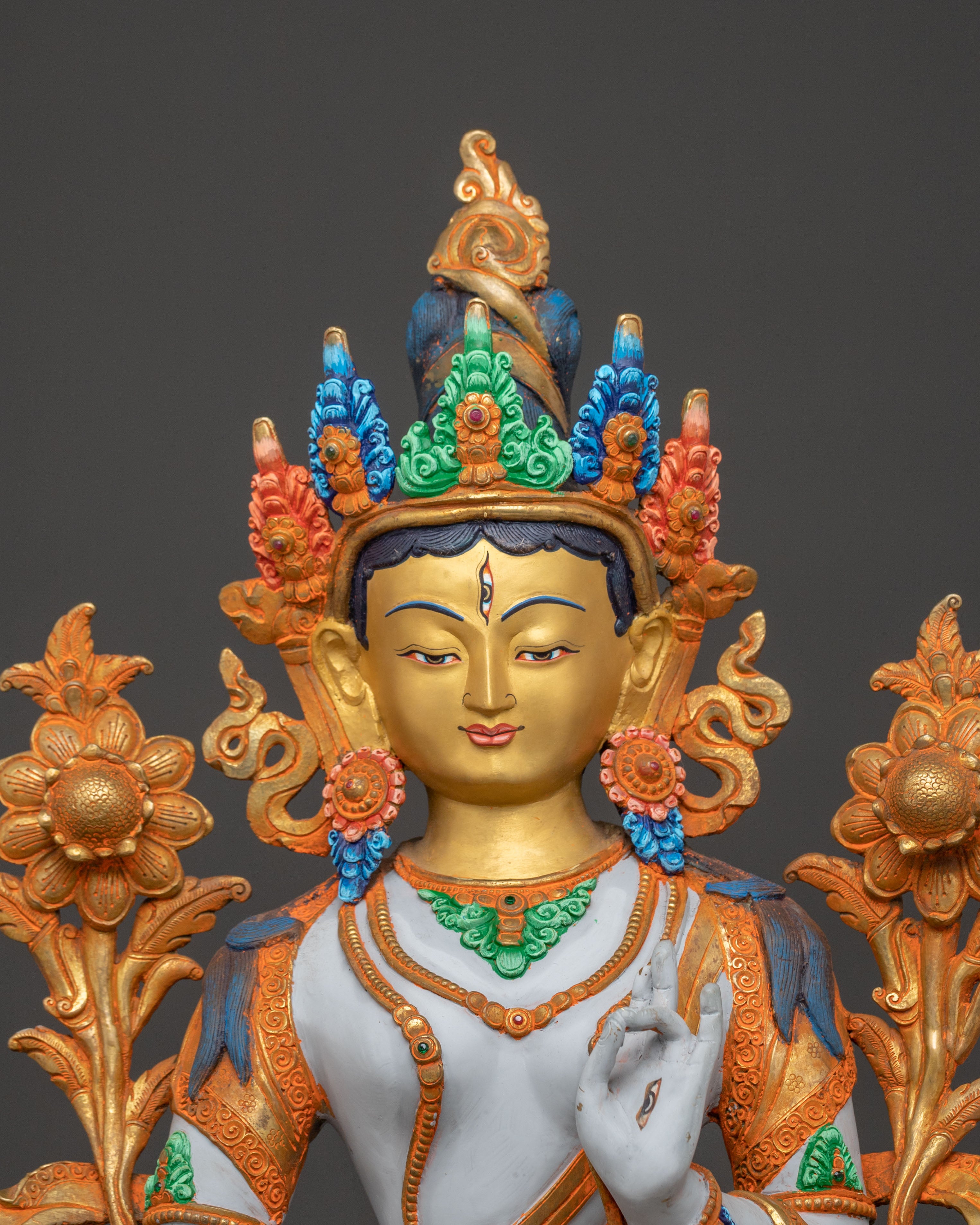 Green Tara Statue | Tibetan Goddess of Compassion