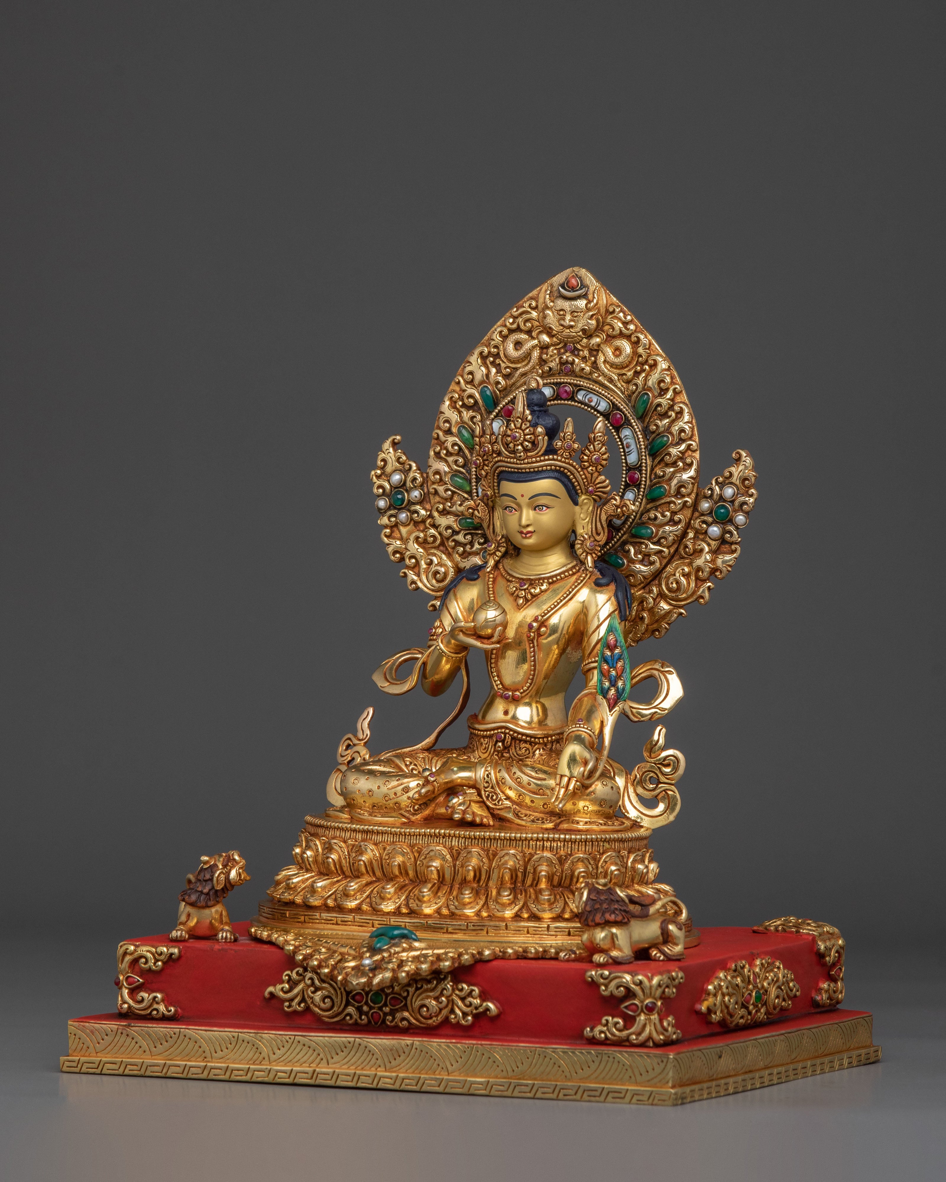 Handcrafted Kshitigarbha Buddhist Statue | Home Decor