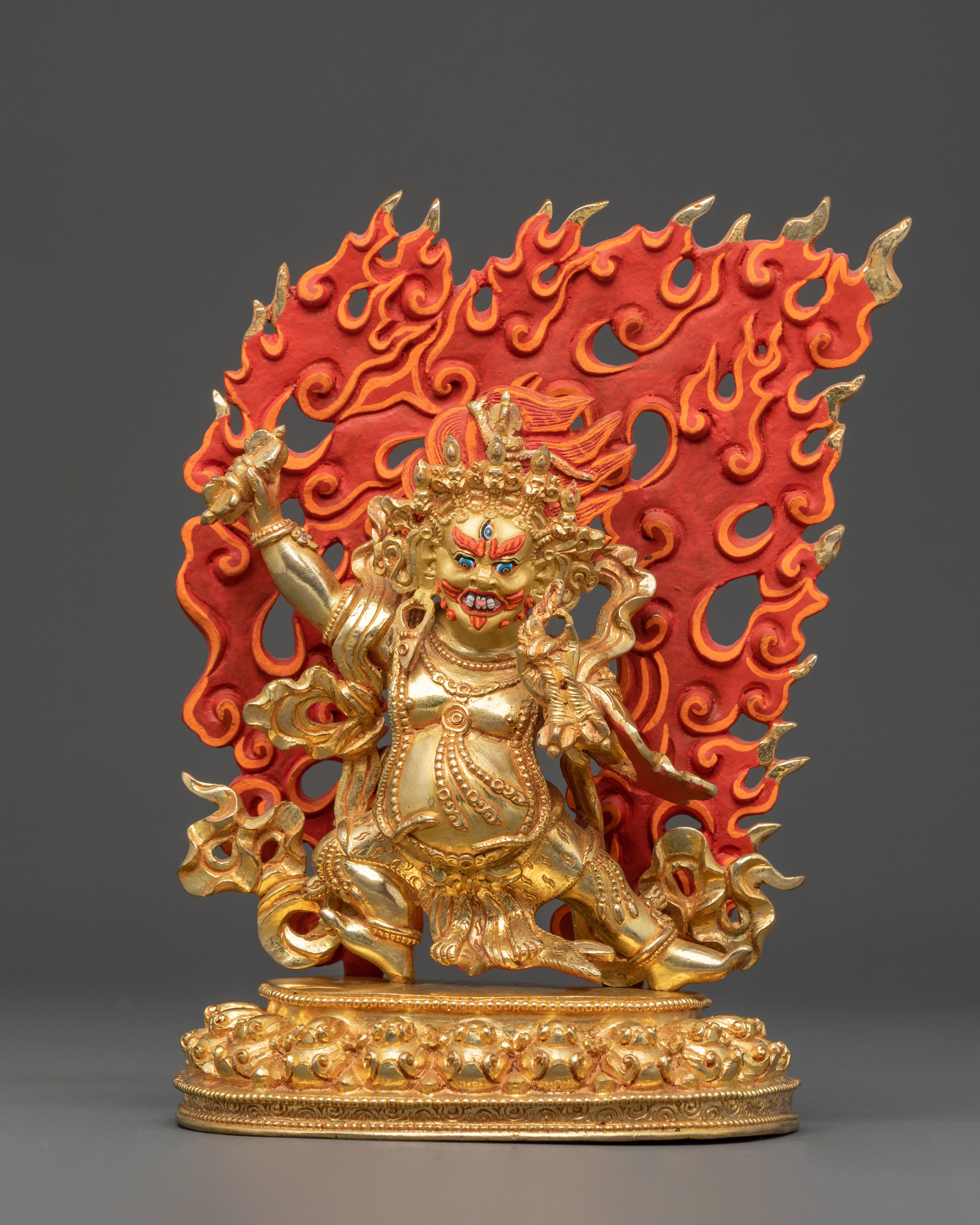 Vajrapani Deity Statue | Spiritual Protection & Meditation Deco