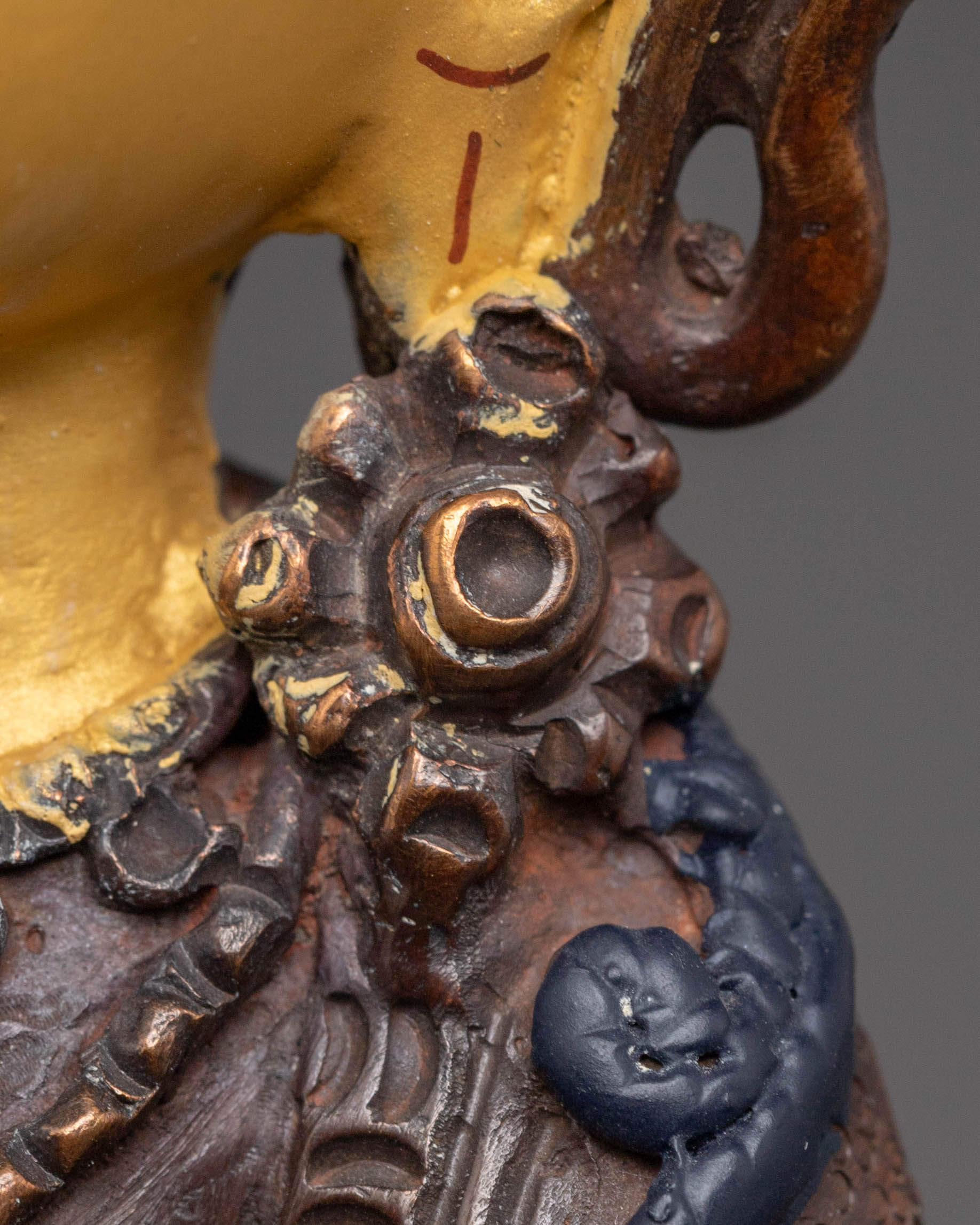 Handcrafted Vajrasattva Golden Statue | Purification Deity