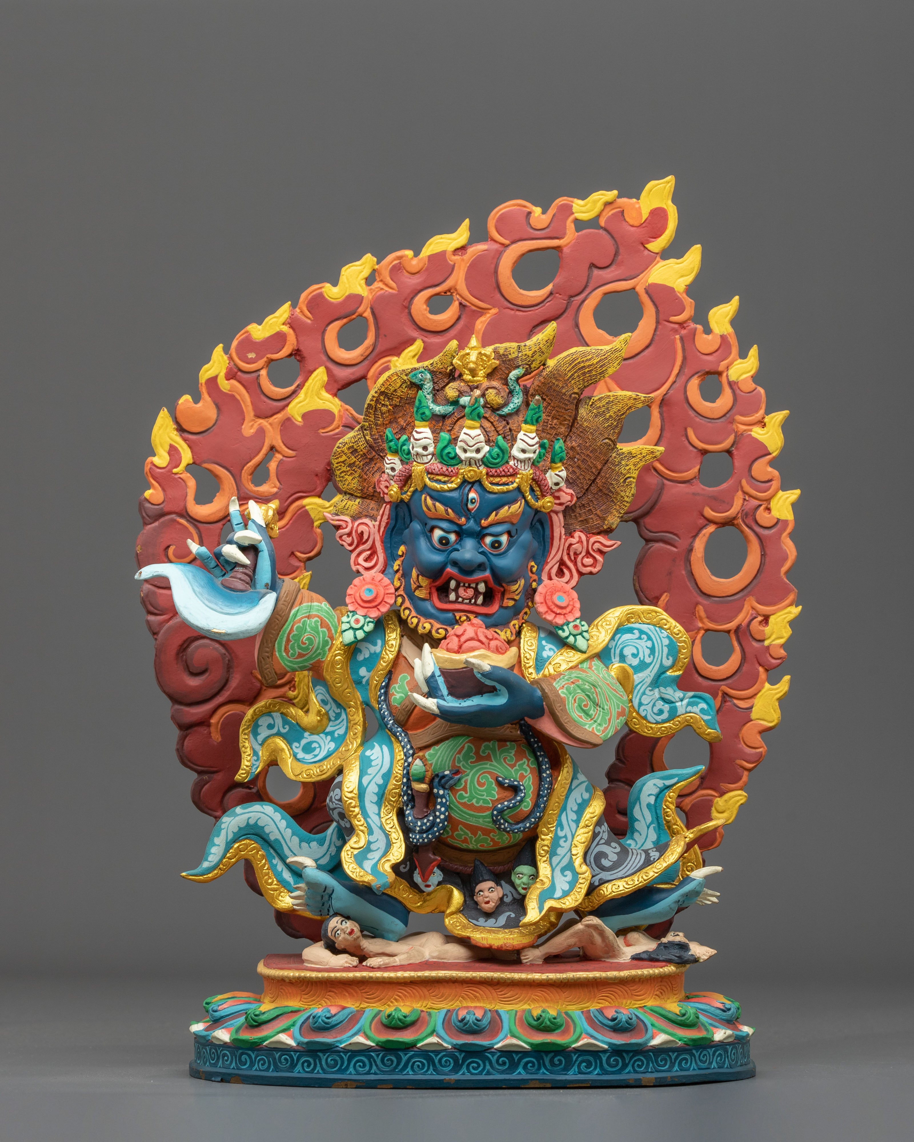 Mahakala Bernakchen Statue of Protection | Altar Decor
