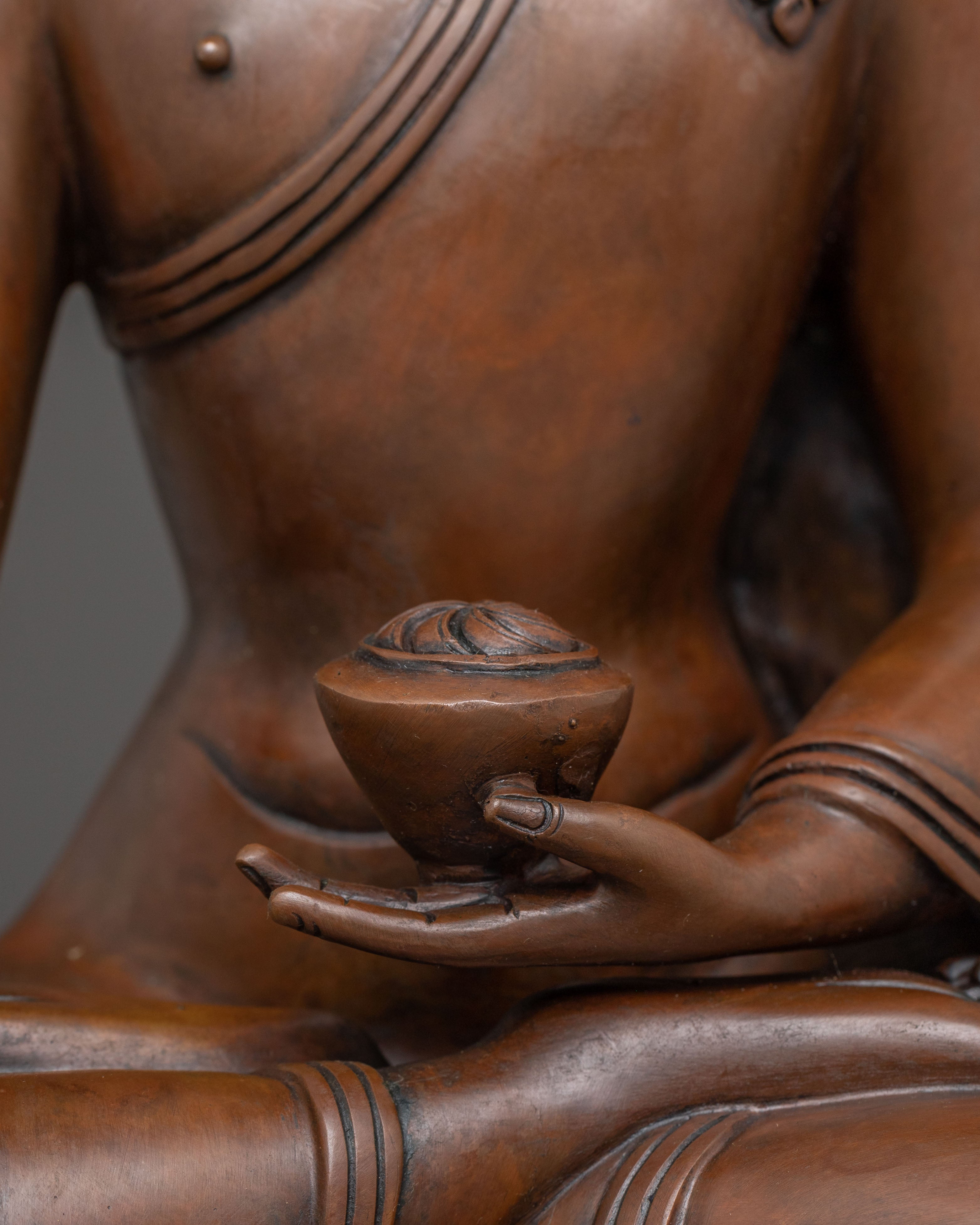 Handcrafted Enlightened Shakyamuni Buddha Statue