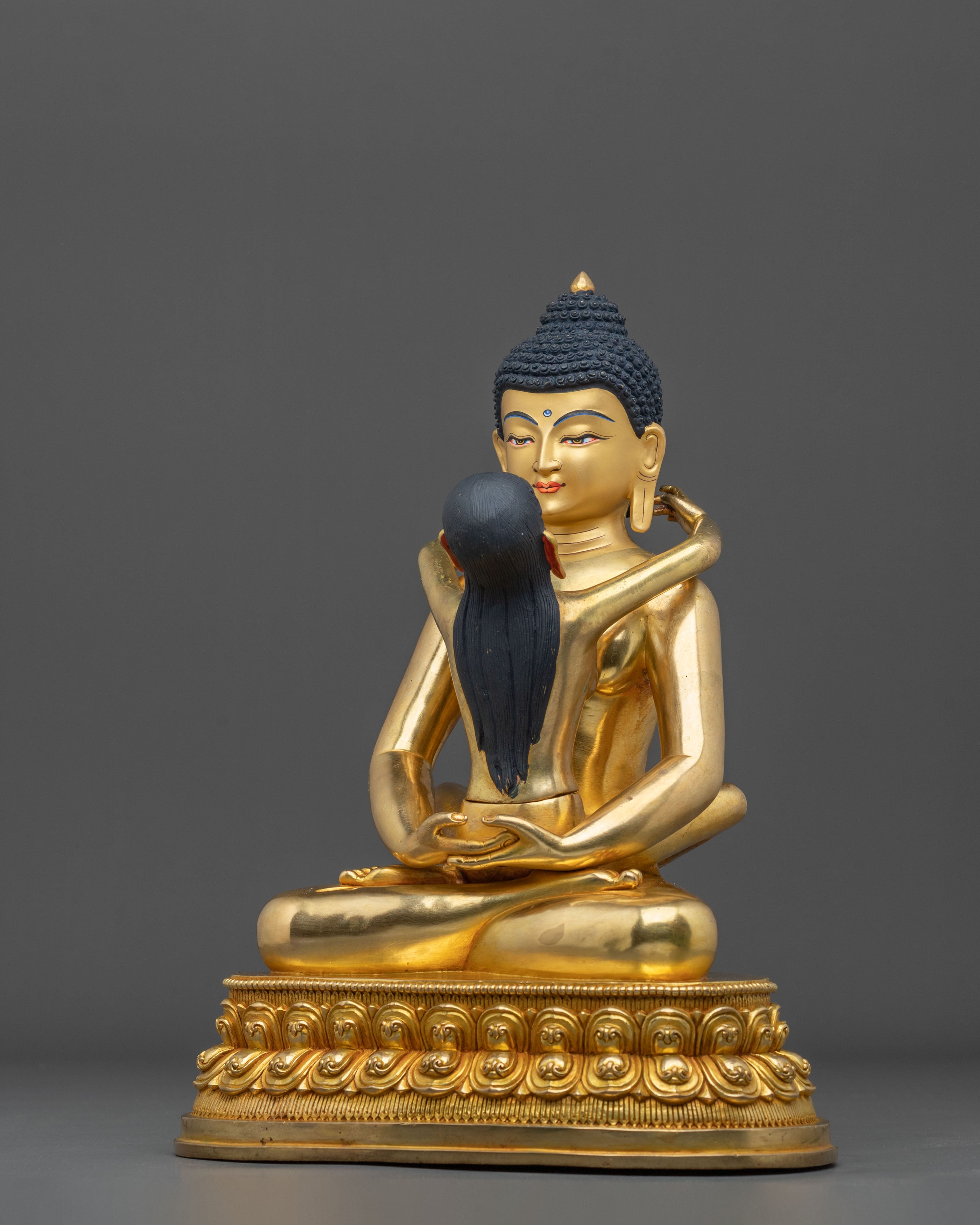 Samantabhadra Yab Yum Buddhist Altar Statue | Symbol of Wisdom Compassion