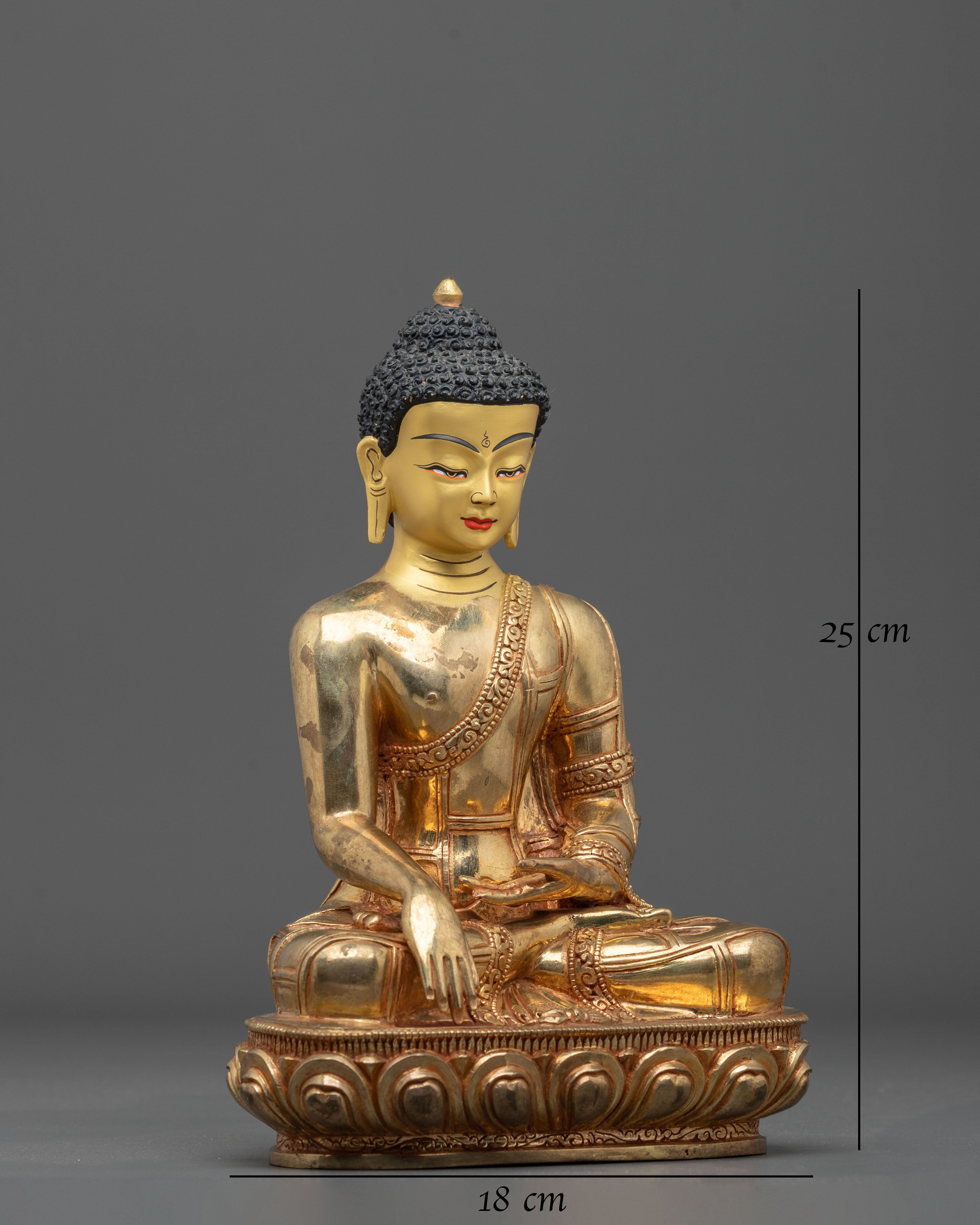 Shakyamuni Buddha Himalayan Buddhist Meditation Figurine