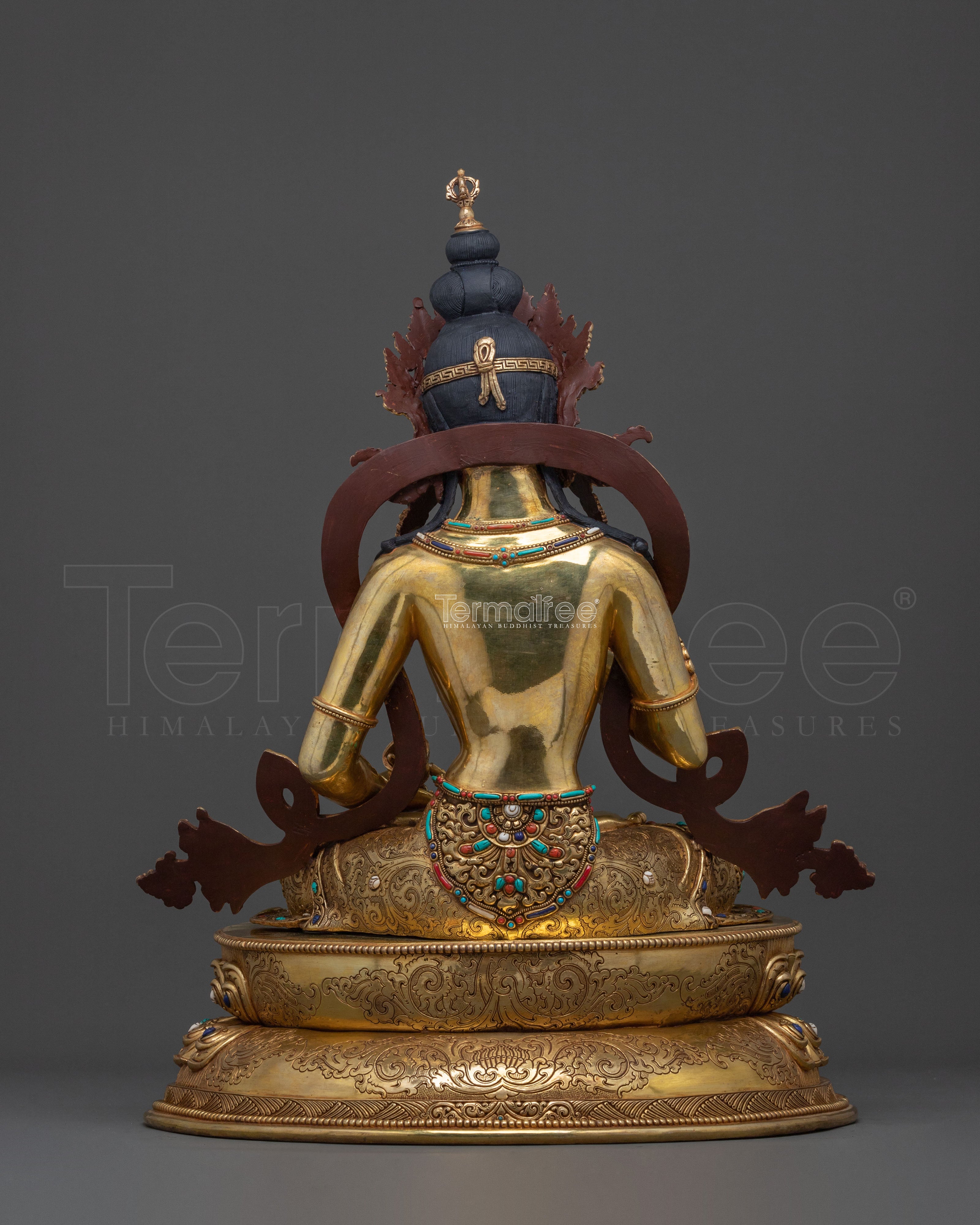 Sacred Vajrasattva Purification Deity Sculpture | Sacred Buddhist Statue of Healing