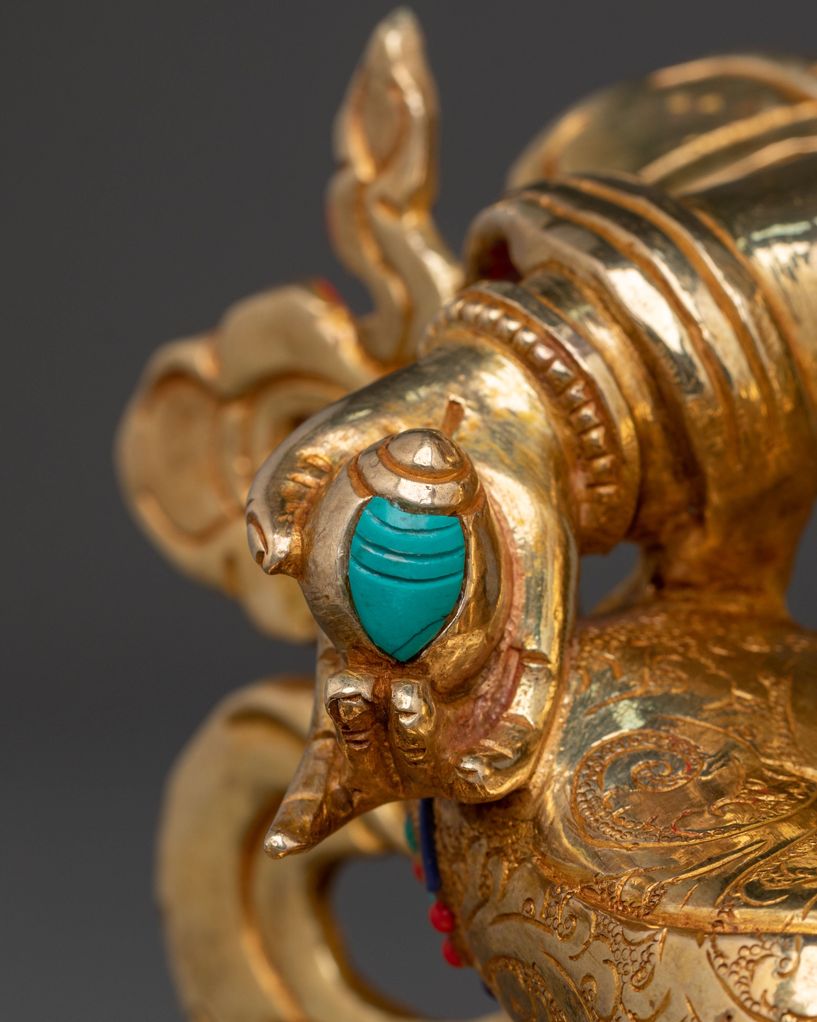 Handcrafted Dzambhala Spiritual Statue | Wealth Deity