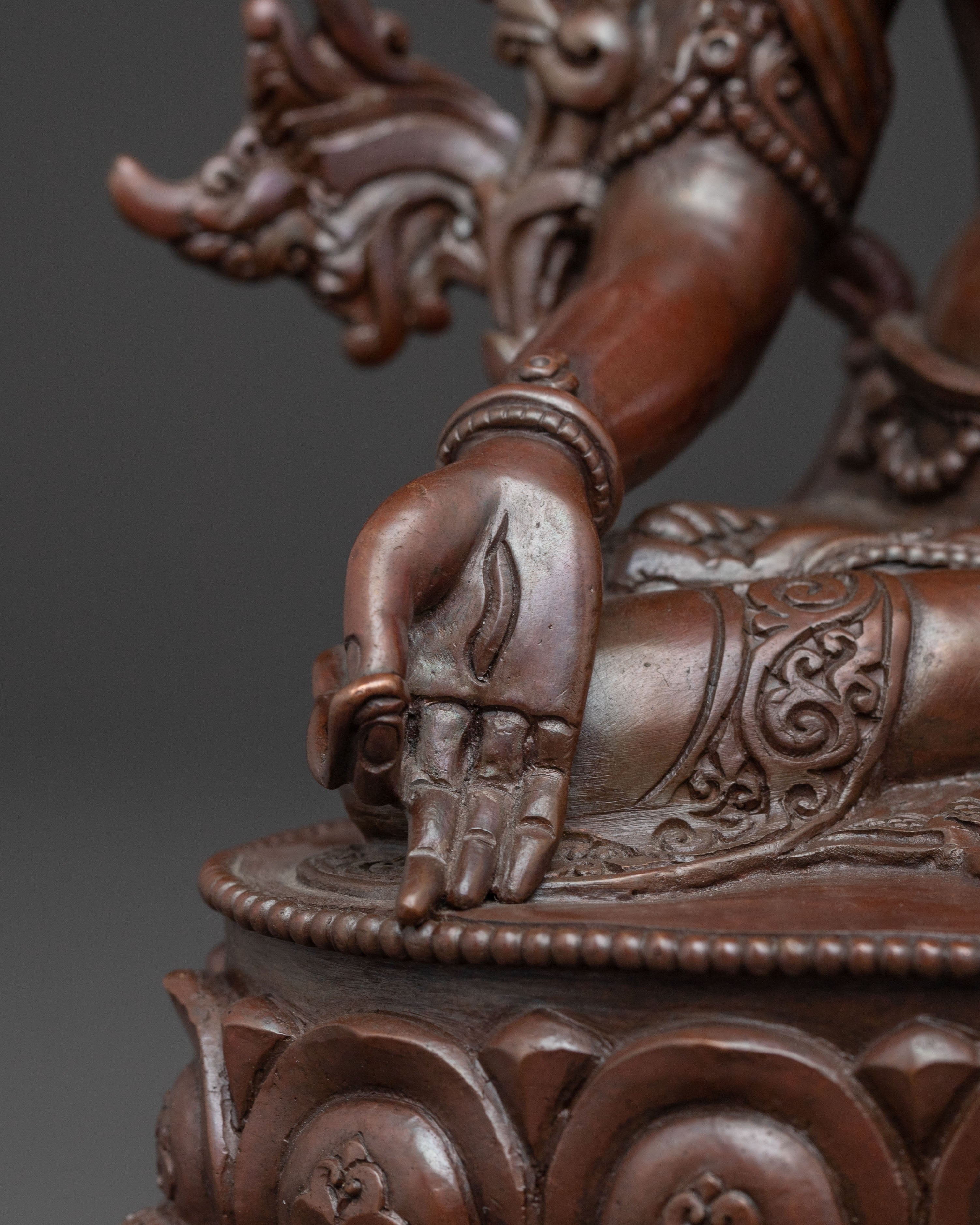 White Tara Handmade Sculpture | Goddess of Healing and Longevity