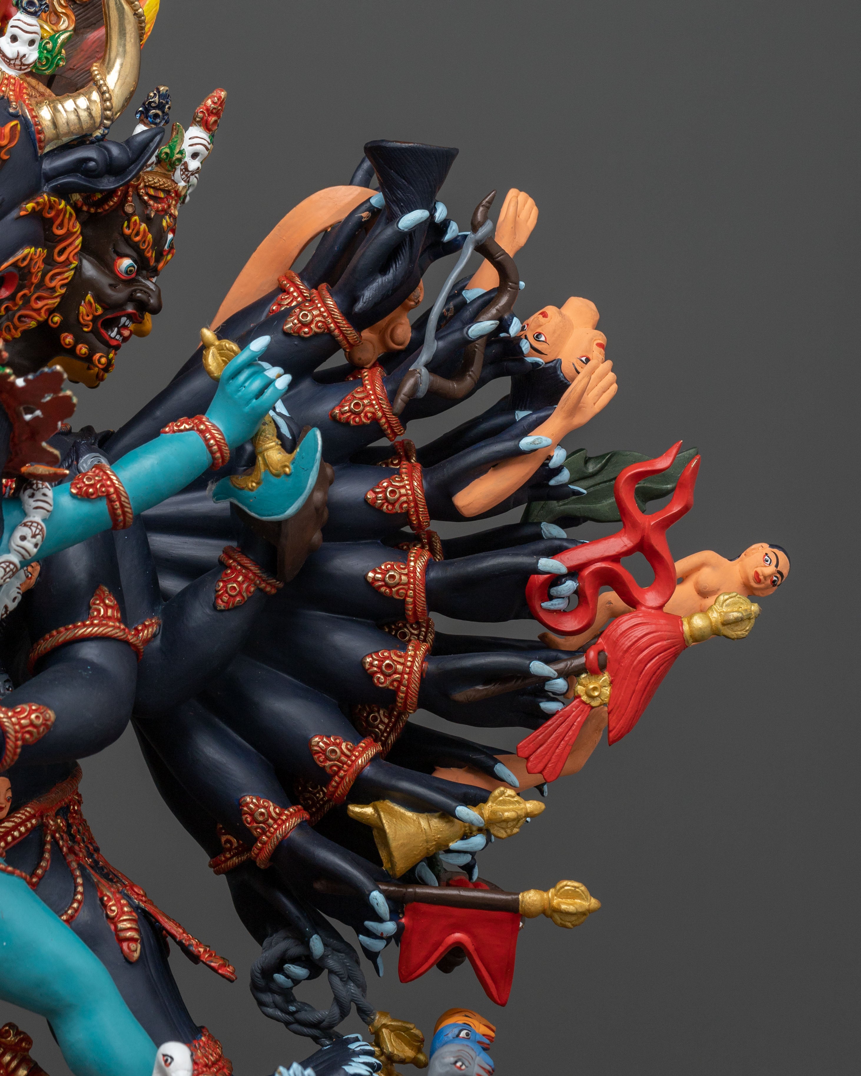 Yamantaka Wrathful Deity Statue | Fierce Protector of Enlightened