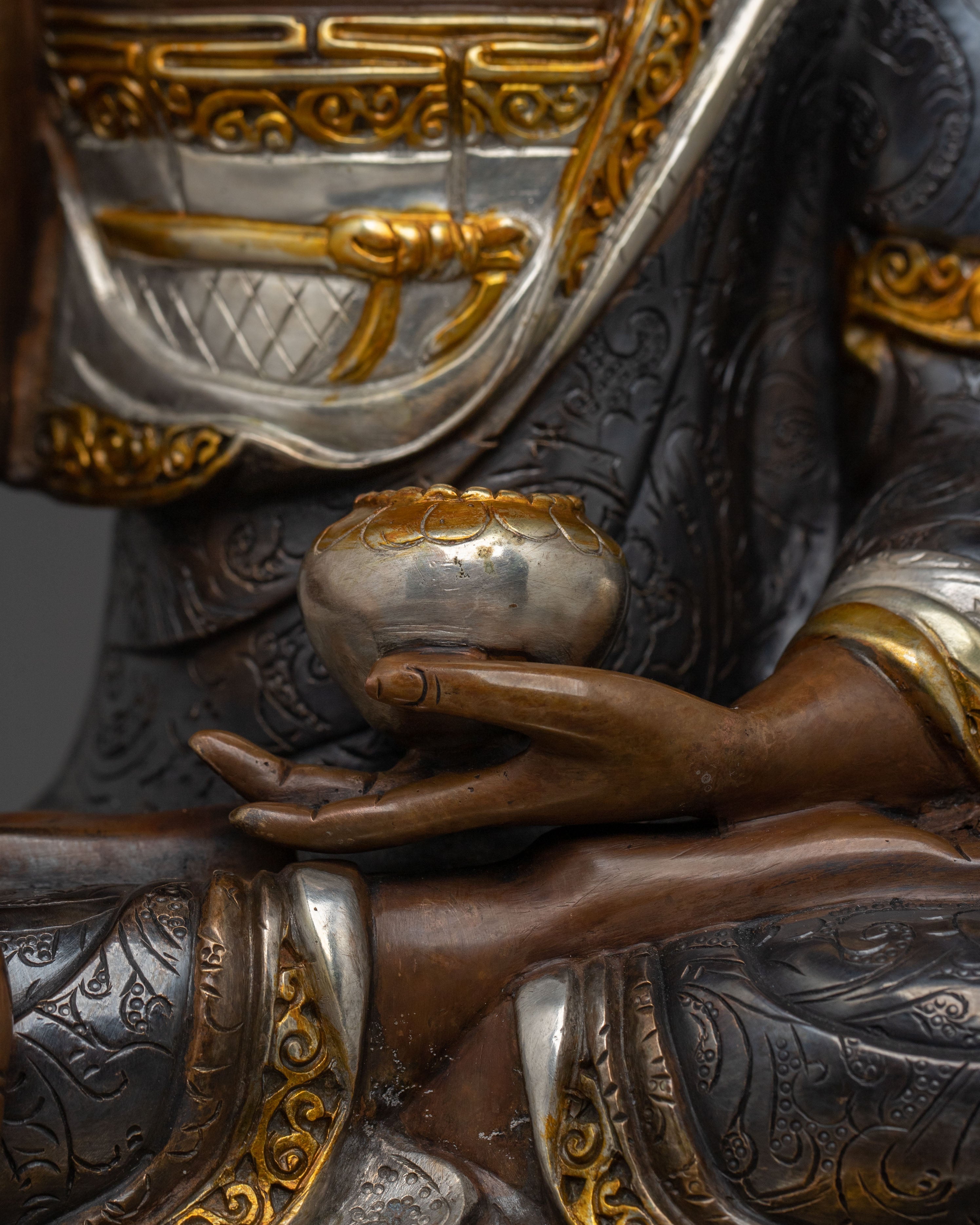 Gautama Buddha Buddhist Statue | Traditional Himalayan Spiritual Artwork