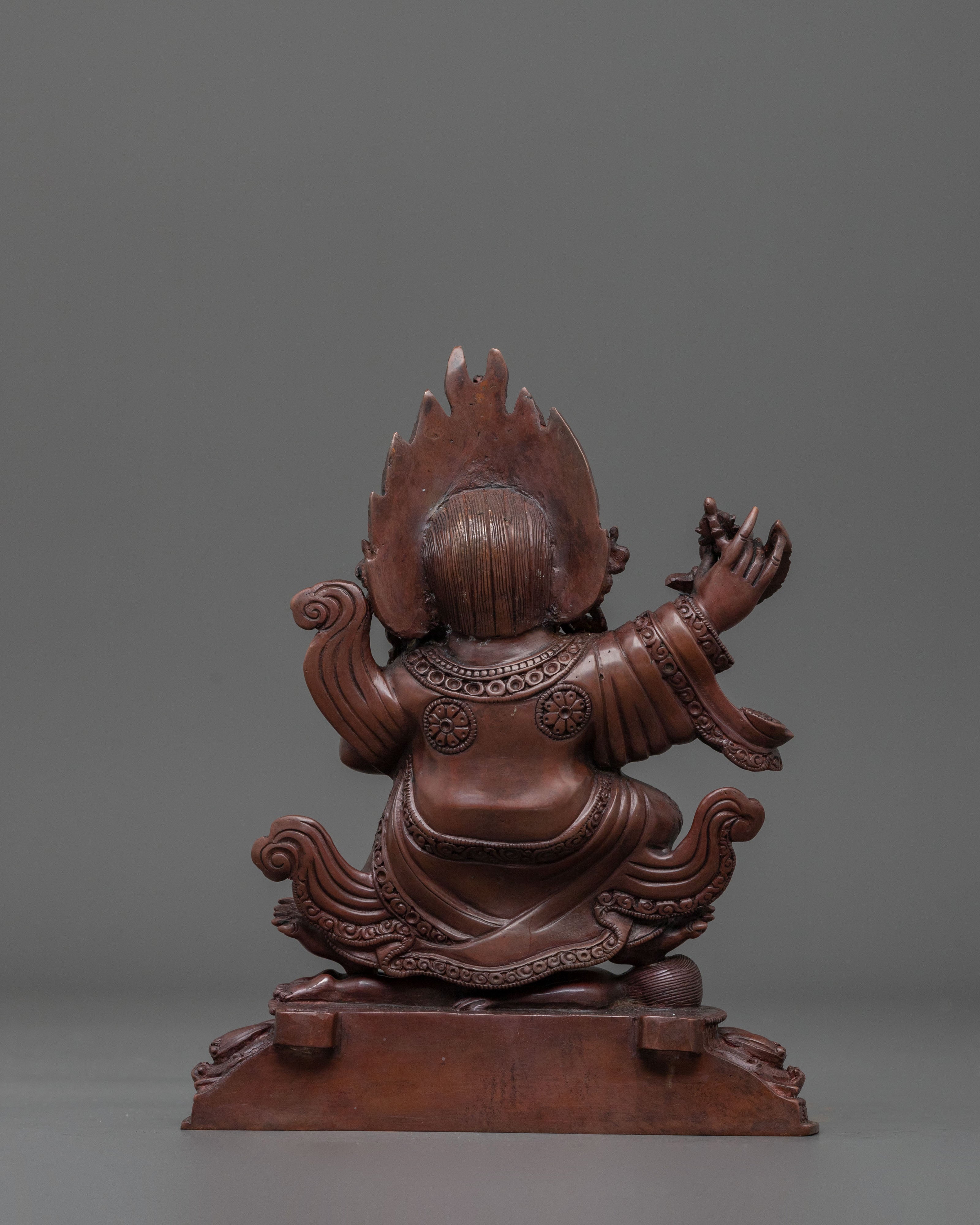 Mahakala Bernakchen Spiritual Sculpture | Tibetan Wrathful Guardian