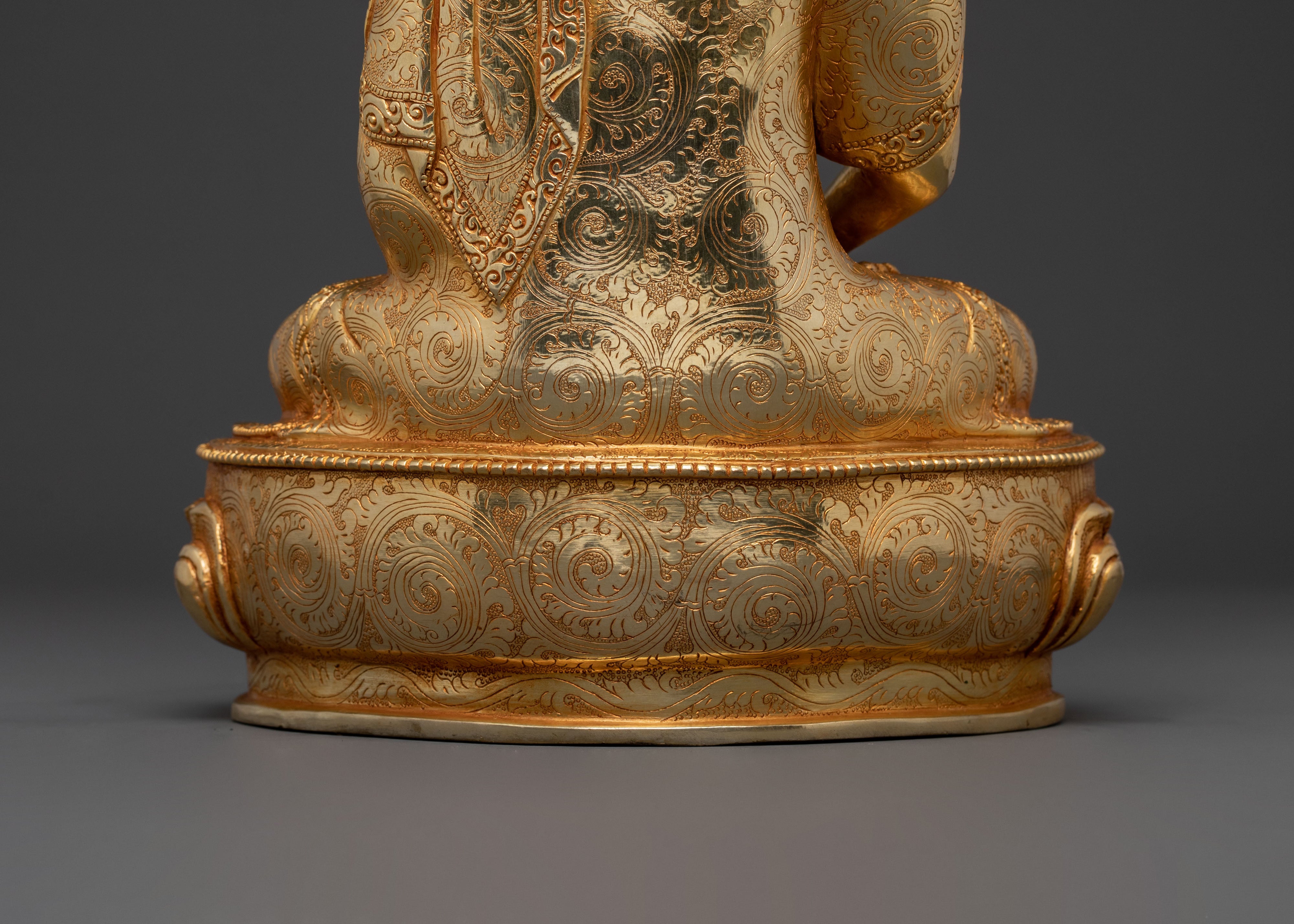 Amitabha Buddha Statue | 24K Gold Gilded Copper Statue