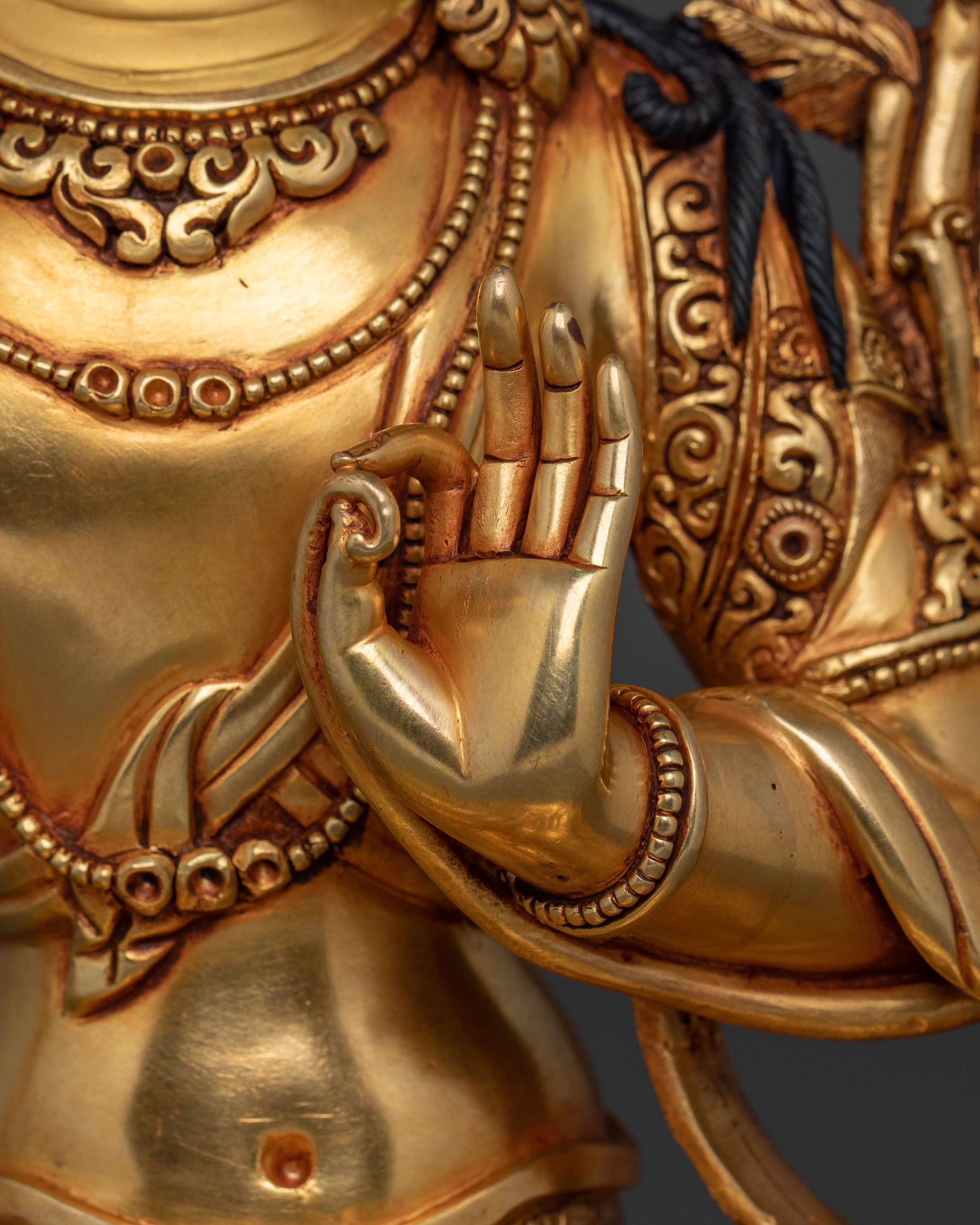 Manjushri Wisdom Buddha Sculpture | Traditional Sacred Sculpture