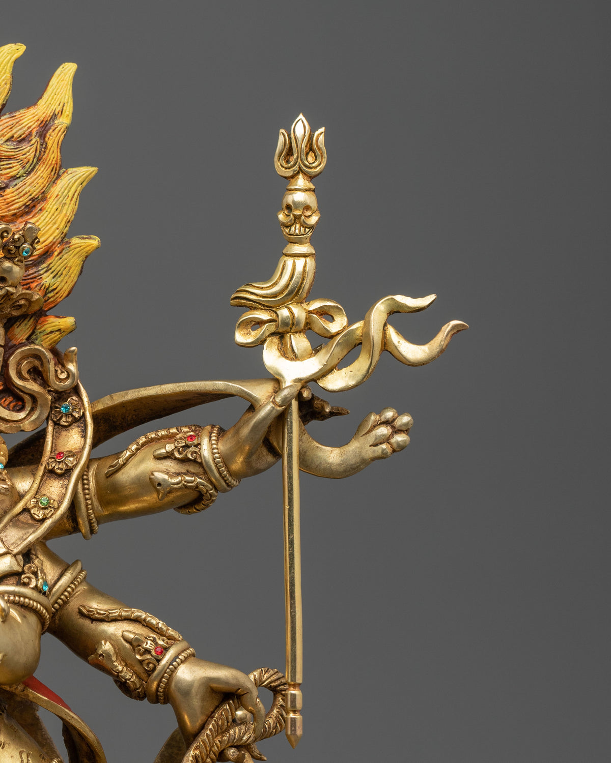 Six-Armed Mahakala Statue of Protection: Wrathful Protector of the Dharma