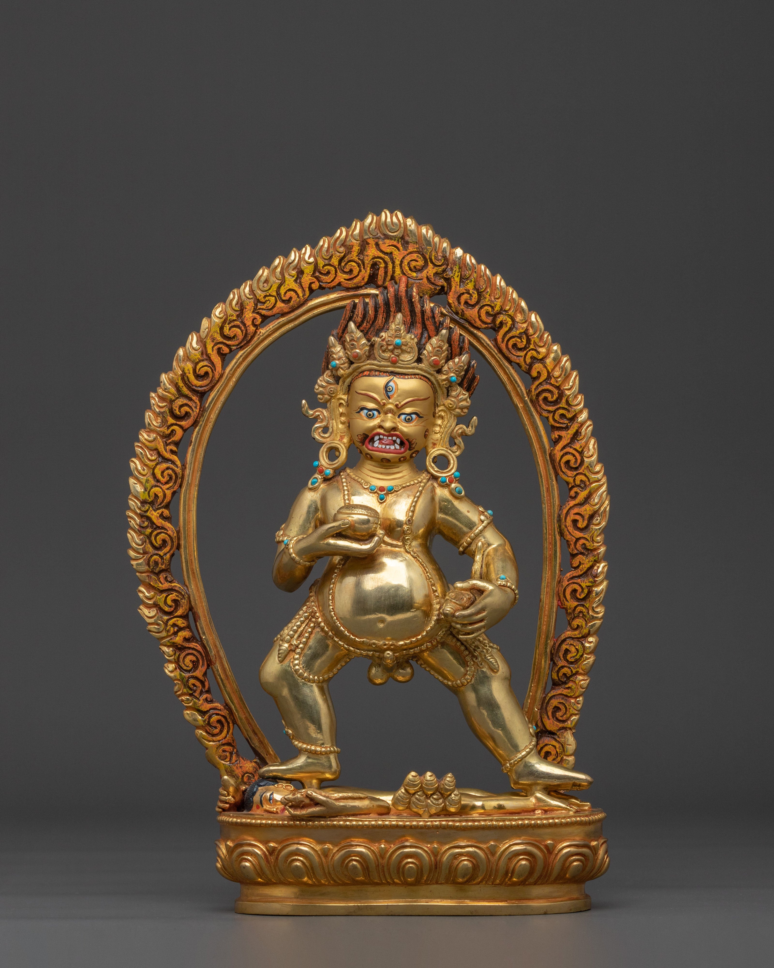 Black Dzambhala Statue