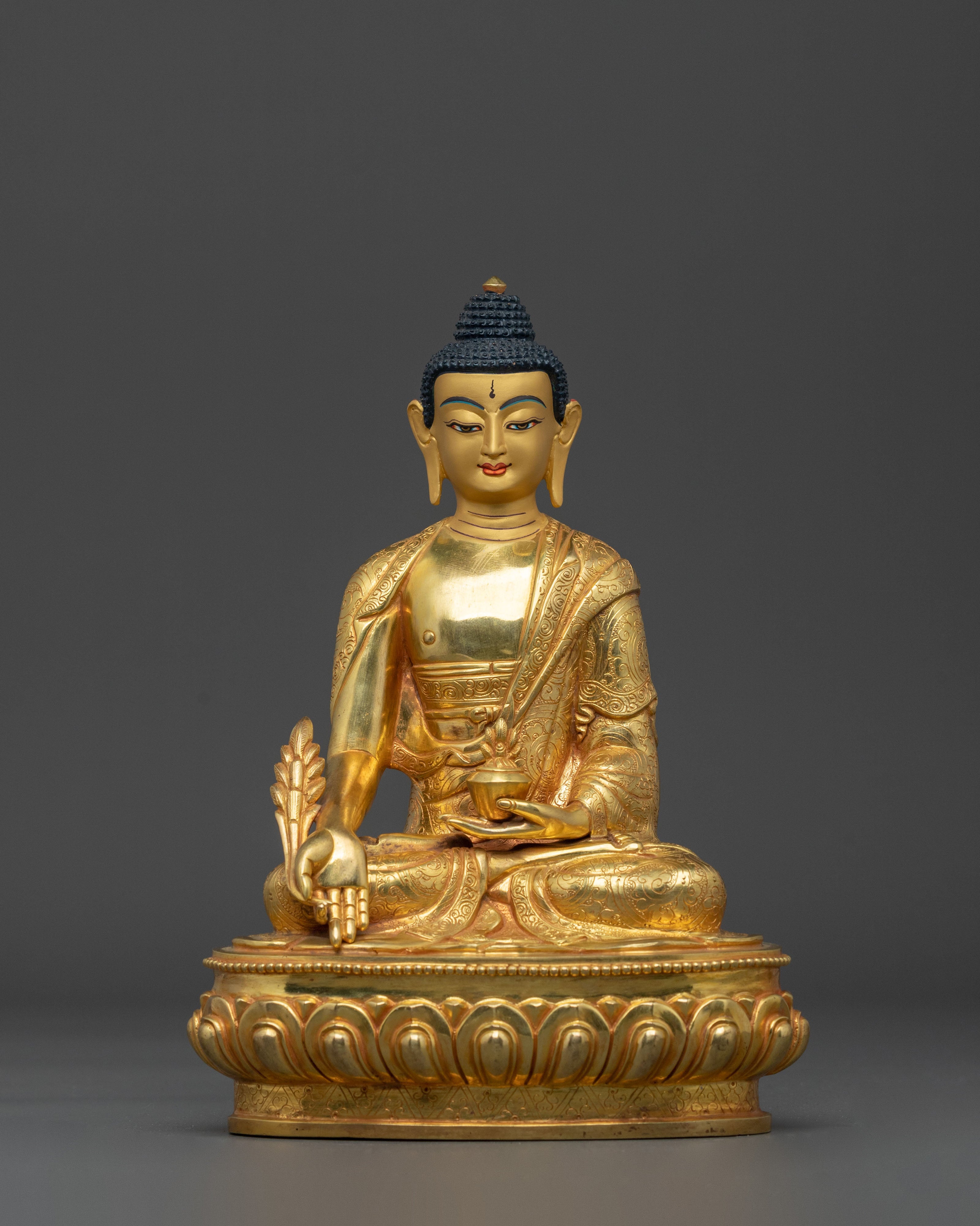 Medicine Buddha Tibetan Buddhist Statue | Healing Buddha of Compassion