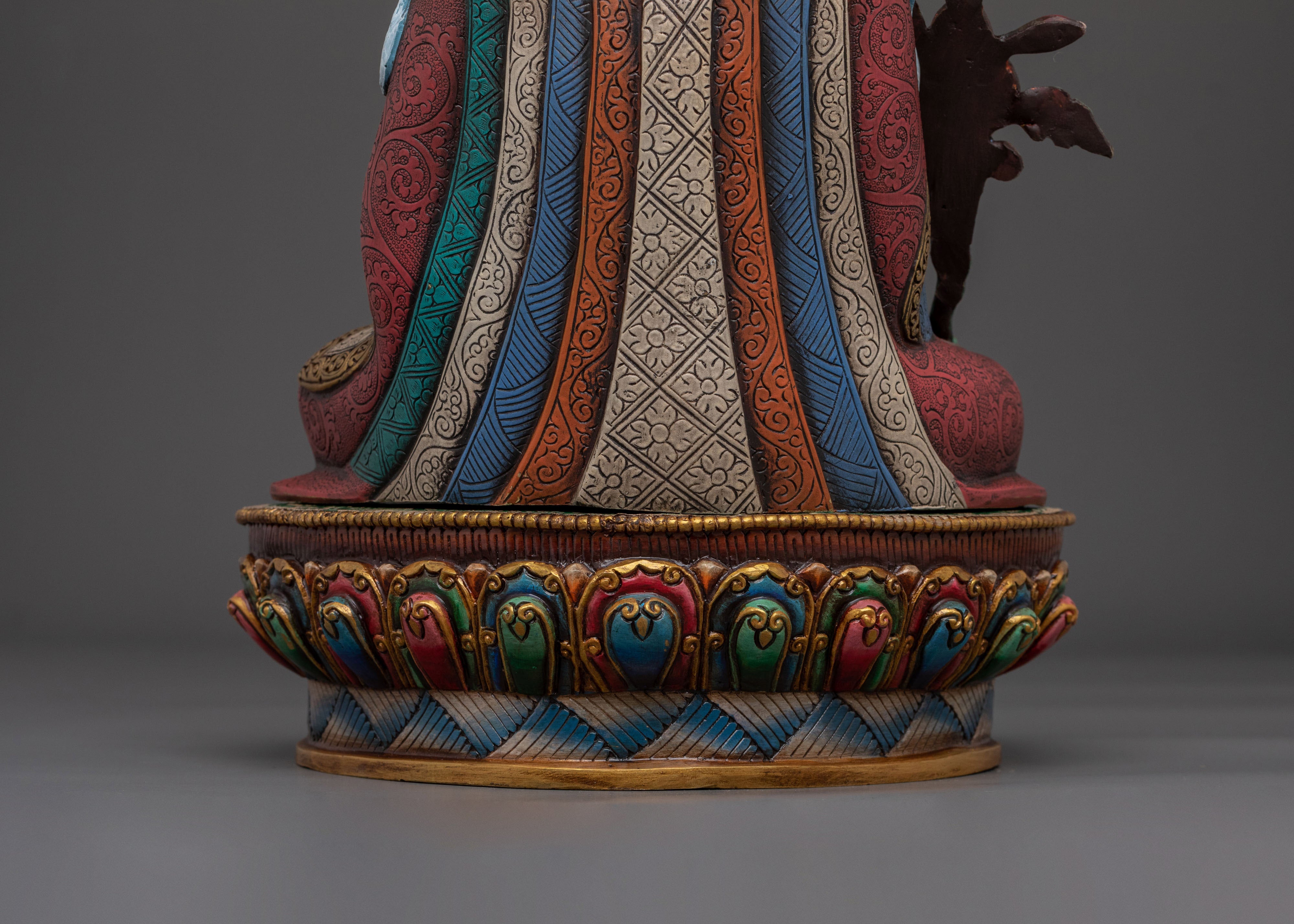 Tibetan Medicine Buddhist Master Statue Set | Home Decor