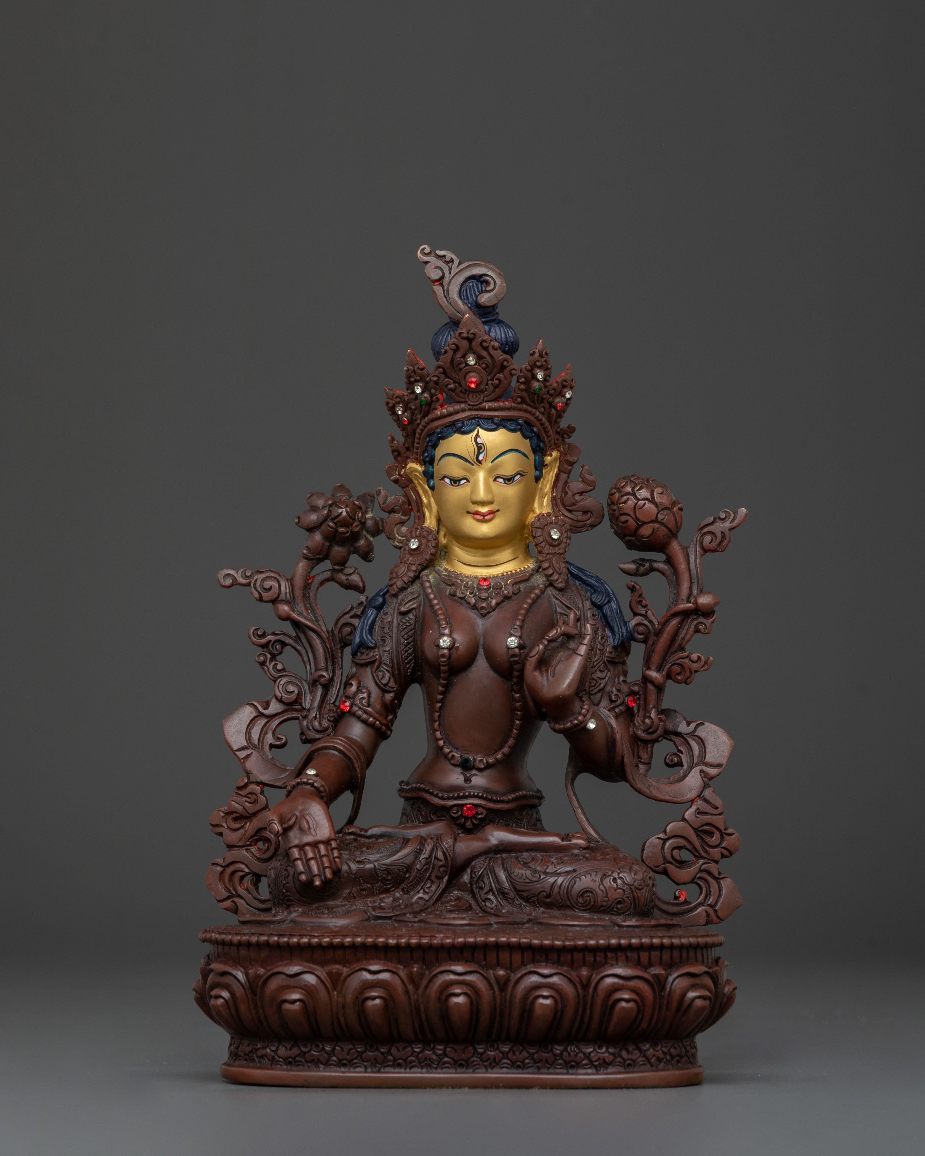 Long Life Figurine of White Tara | Goddess of Compassion