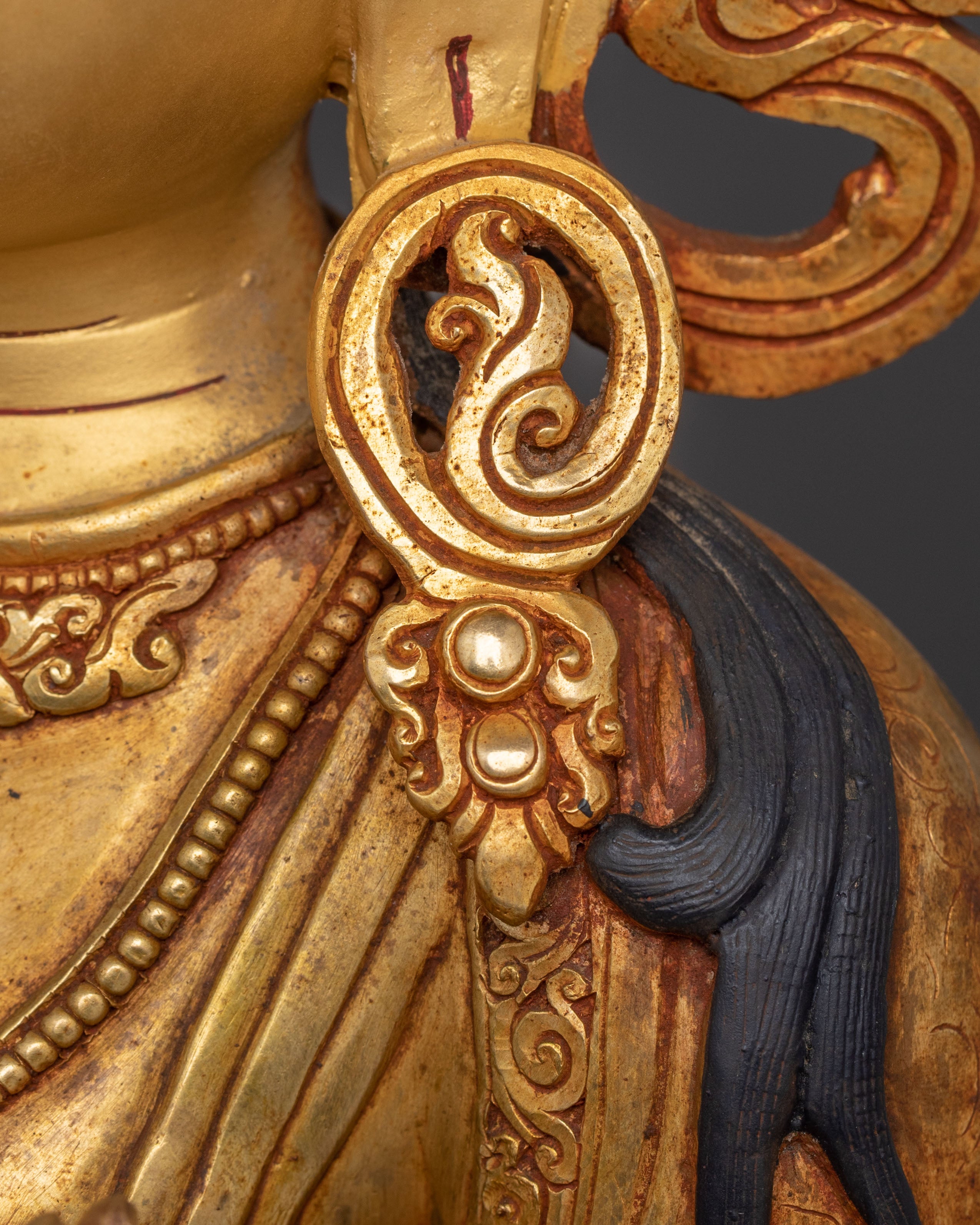 Handcrafted White Tara Blessing Statue – Radiant Copper Artistry