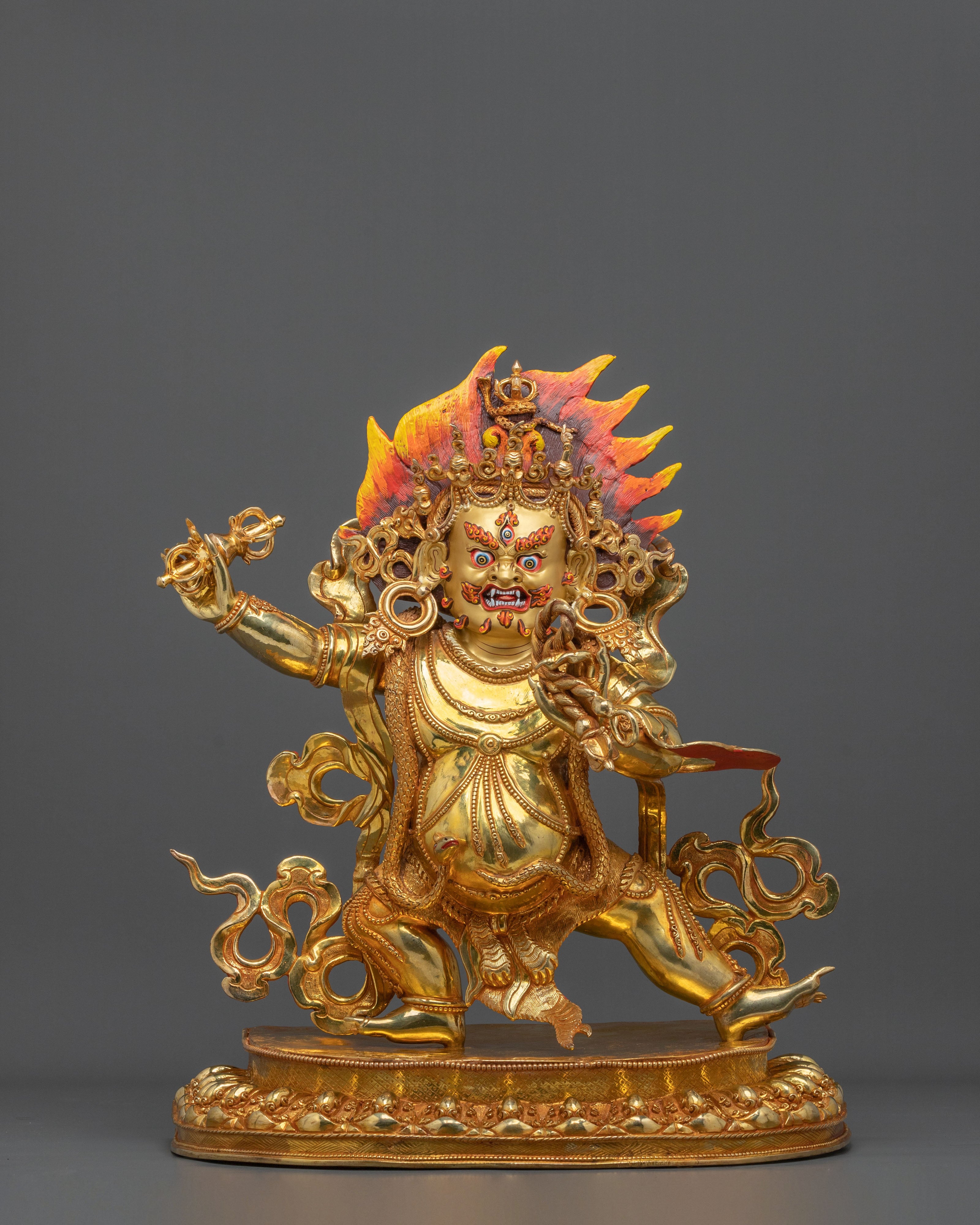 Vajrapani Fierce Buddhist Guardian Figure