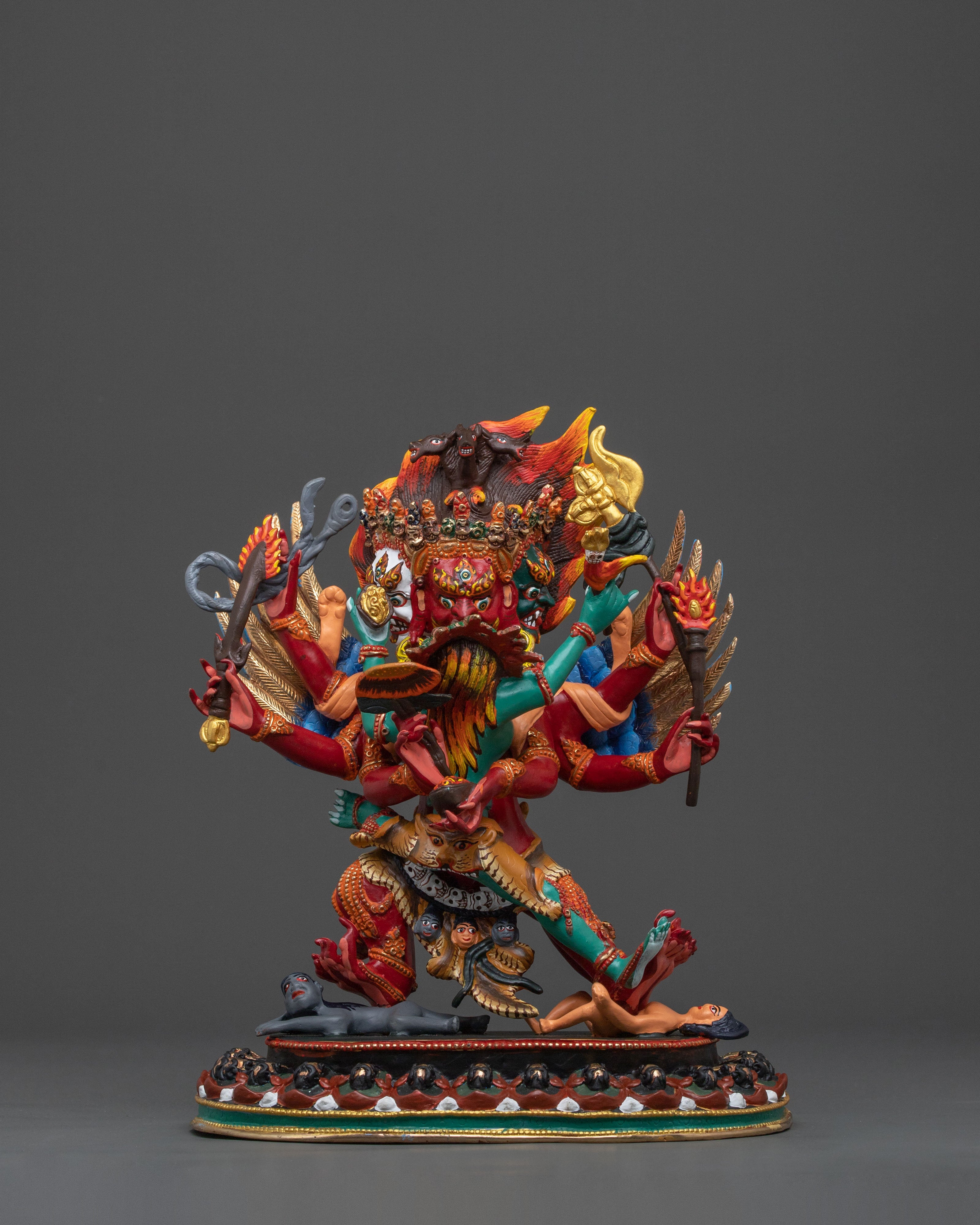 Handcrafted Heyagriva Sculpture | Wrathful Deity of Protection