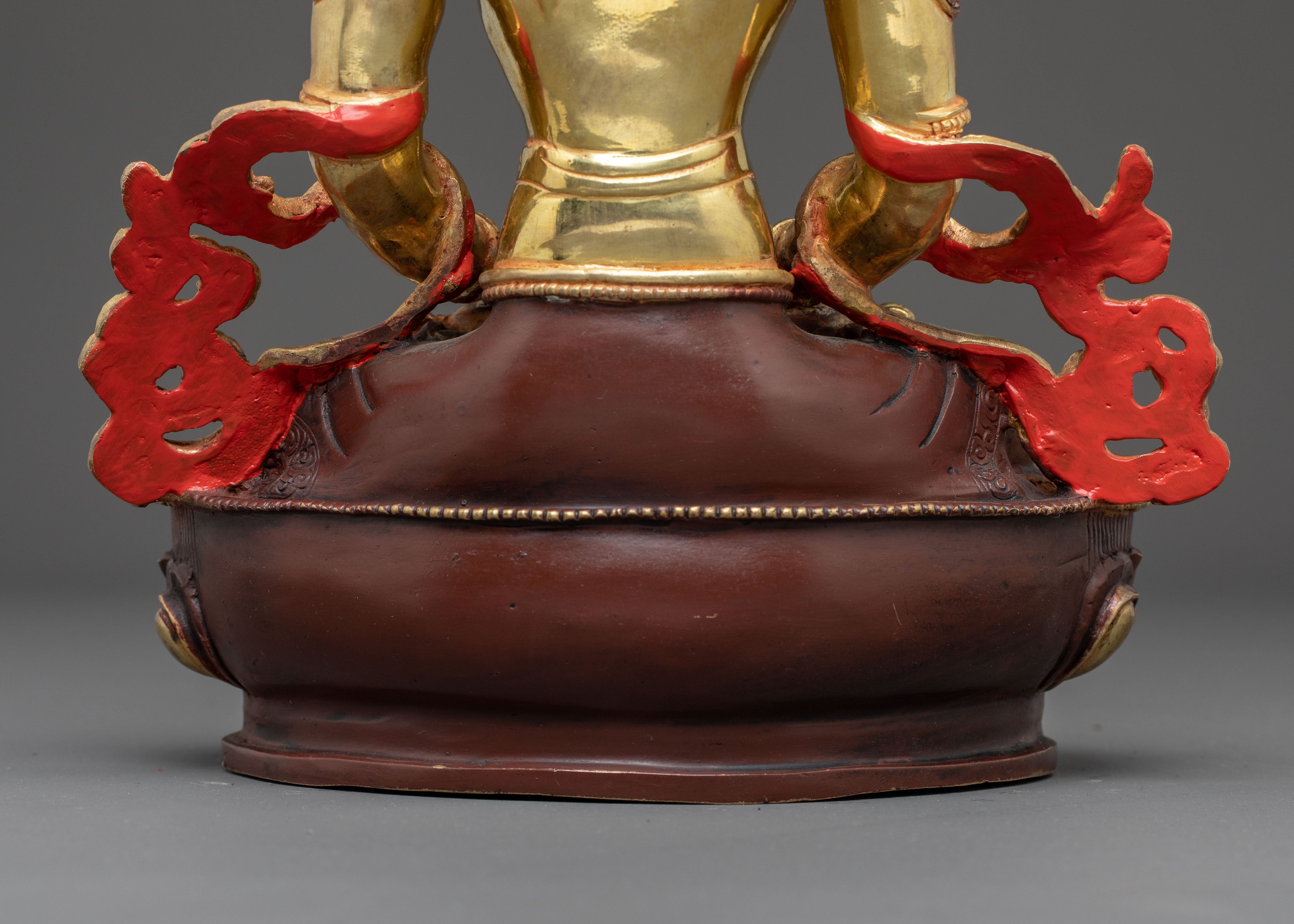 Golden Amitayus Statue Buddha from Pure Land | Eternal Buddha of Longevity