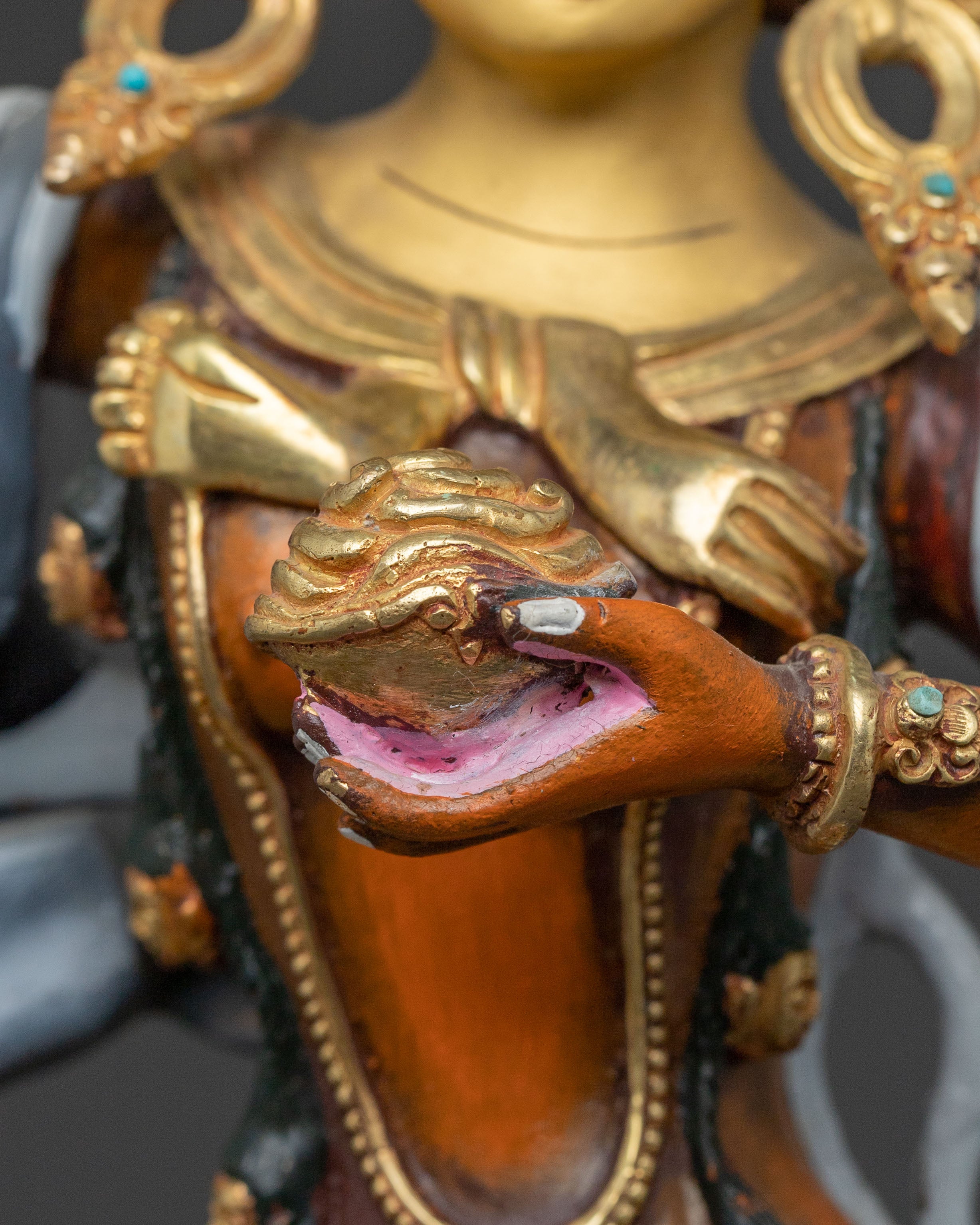 Troma Nagmo Fierce Statue | Black Wrathful Mother