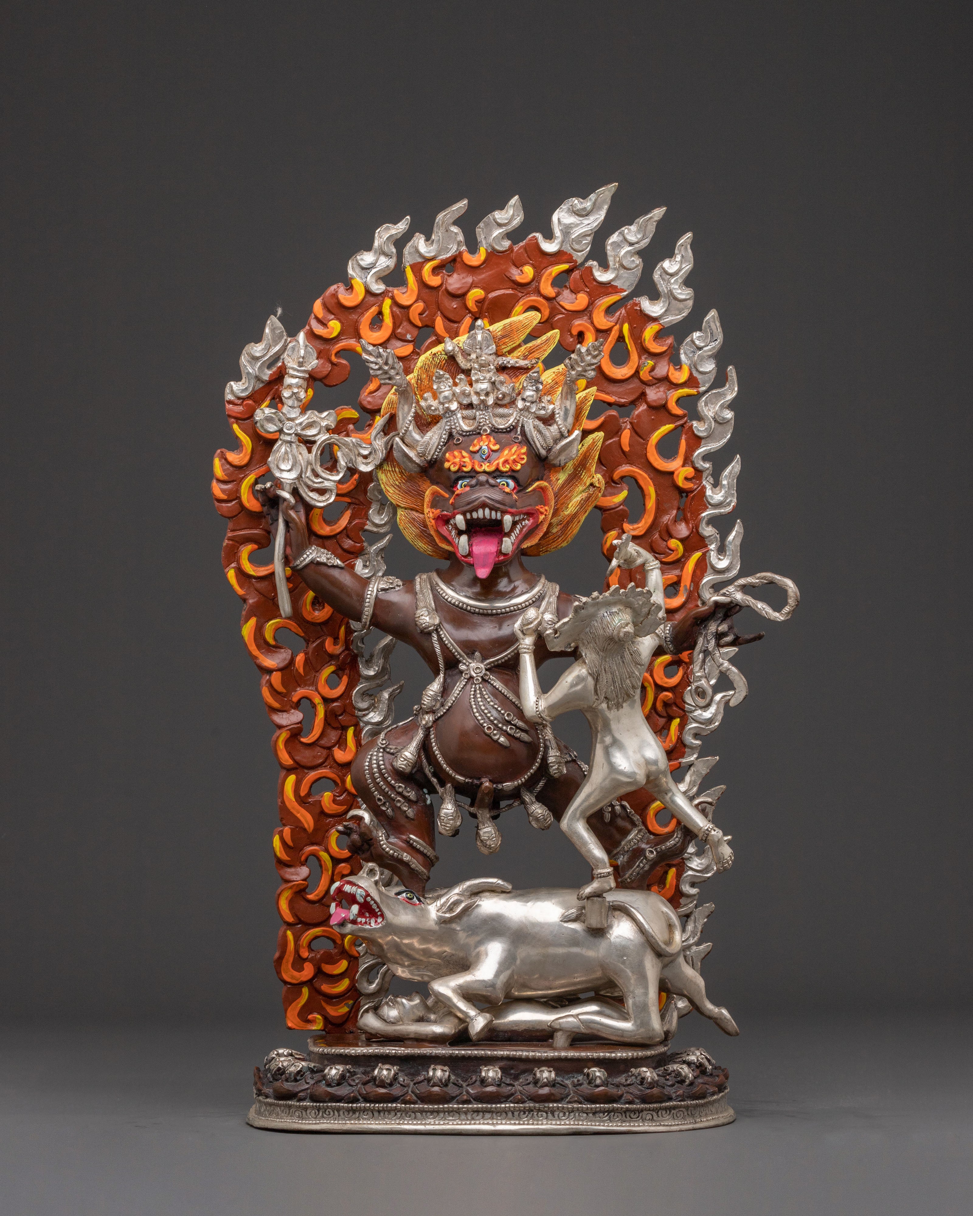 Sacred Statue of Yamantaka with Consort