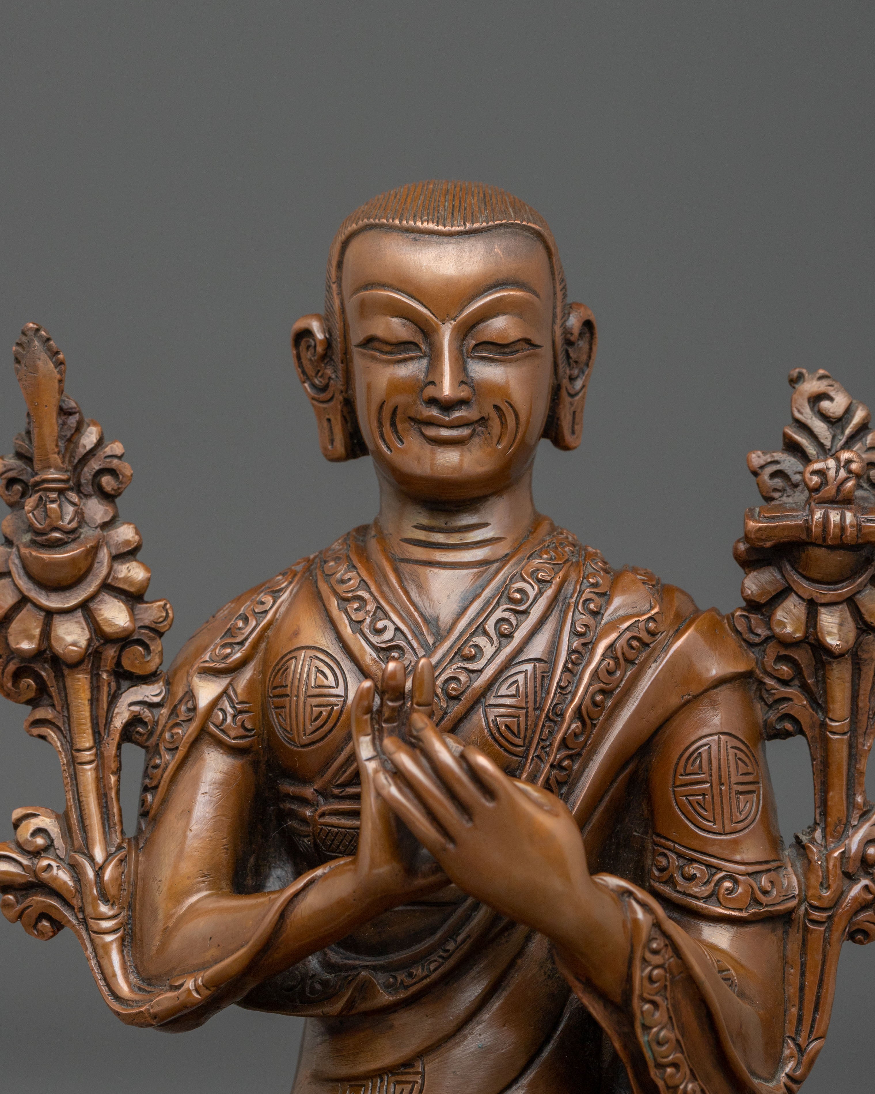 Tsongkhapa Sacred Statue Collection with Disciples