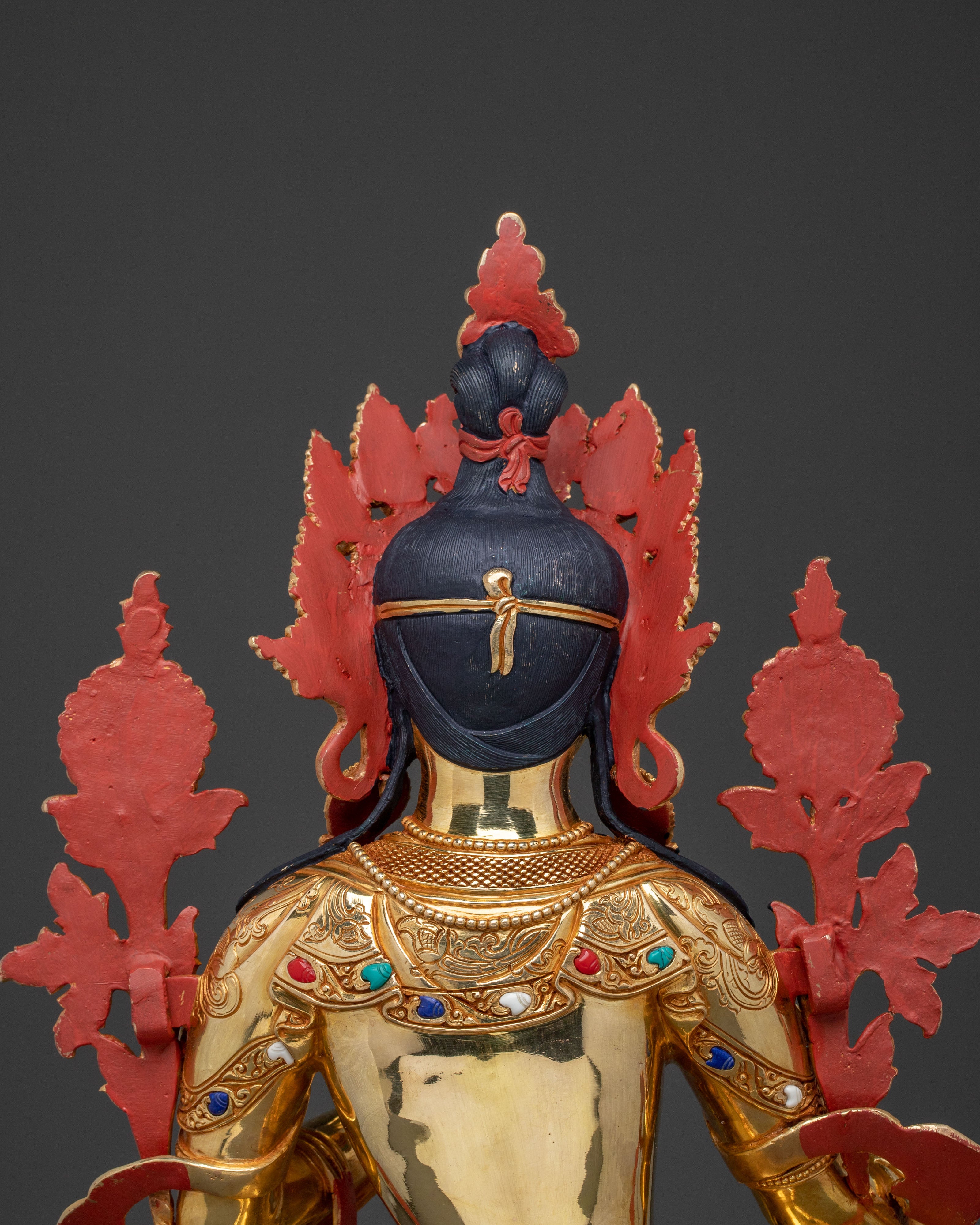 Buddhist Goddess Green Tara Sacred Statue | Tibetan Goddess of Compassion
