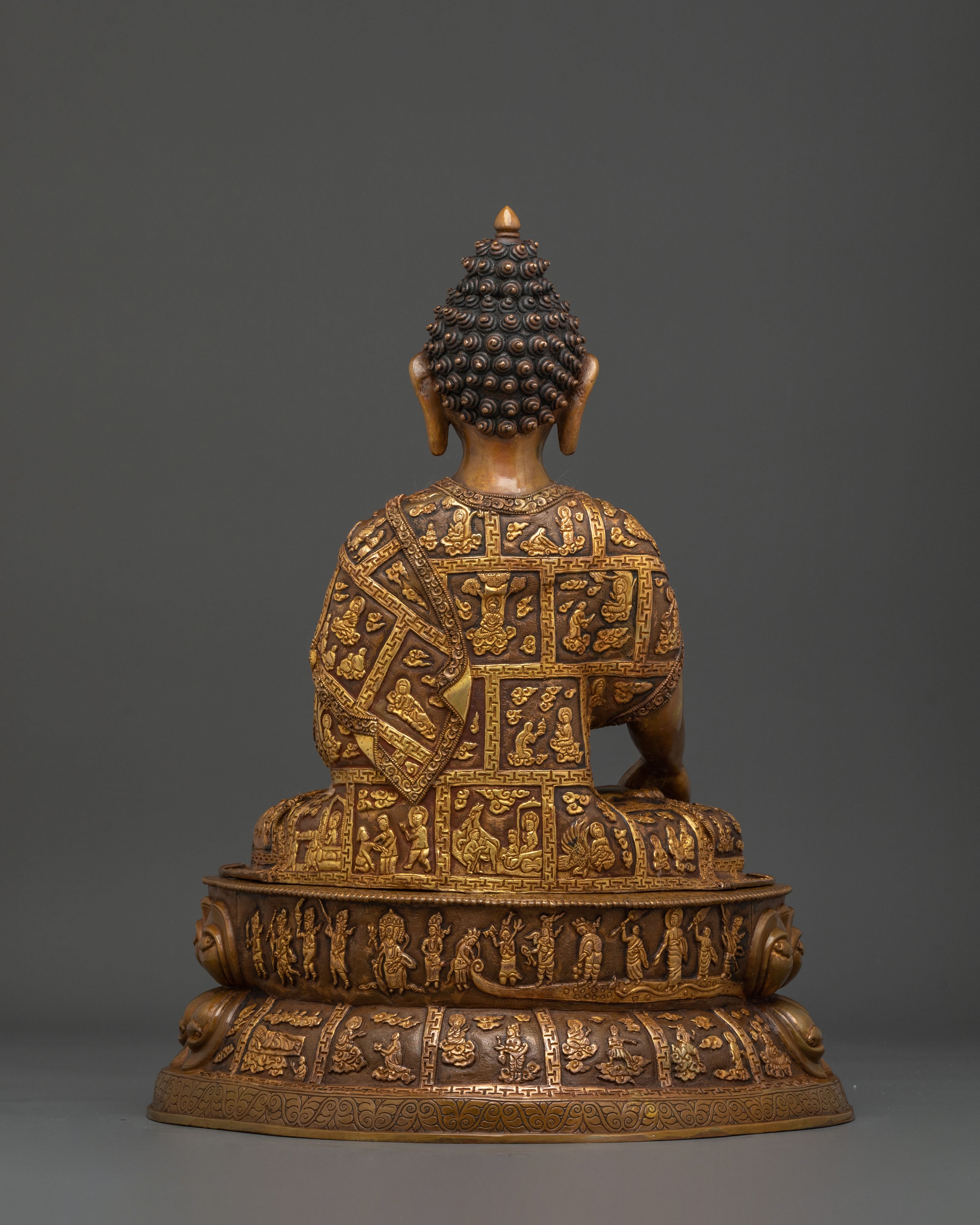 Hand-Carved Shakyamuni Buddha Figurine | Home Decor
