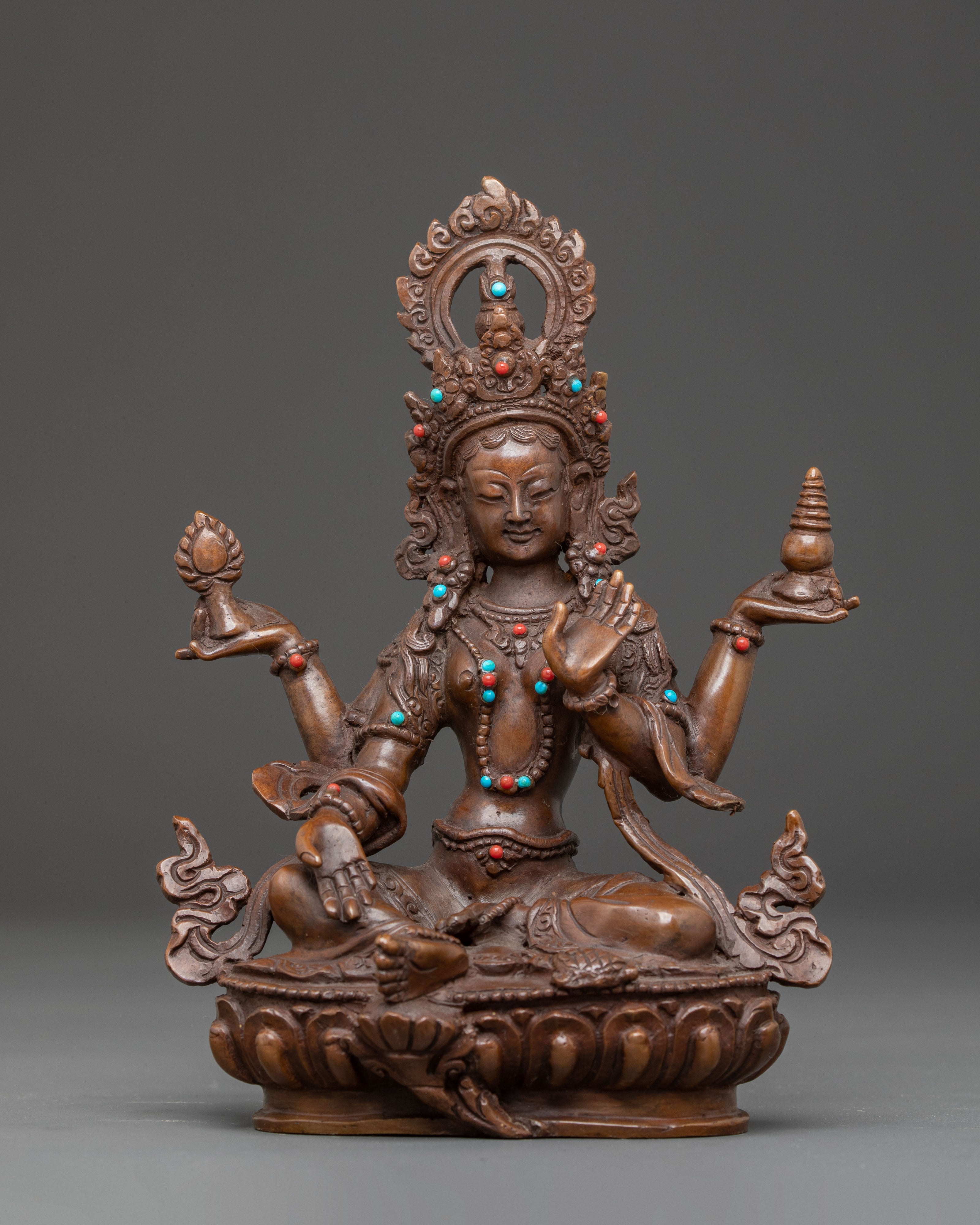 Handcrafted Laxmi Sculpture: The Wealth Goddess