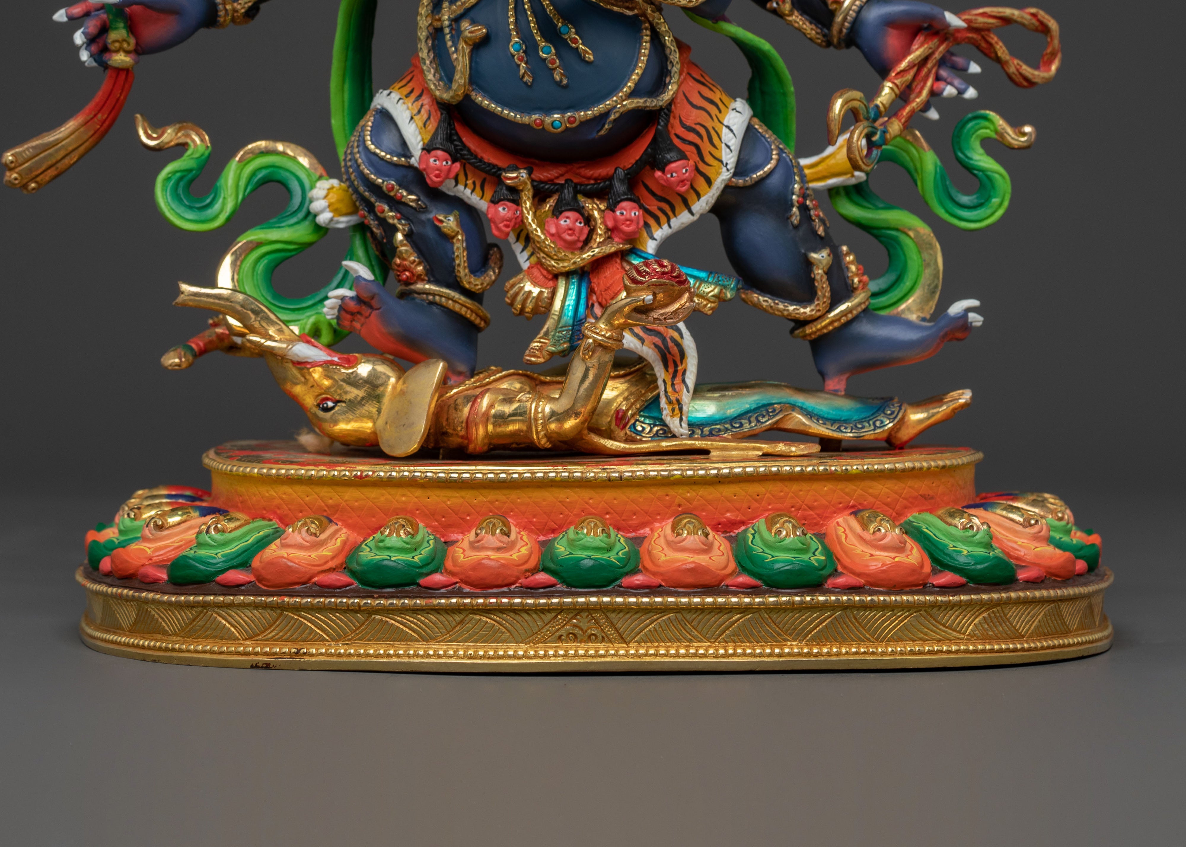 Six Armed Mahakala Statue | Supreme Guardian