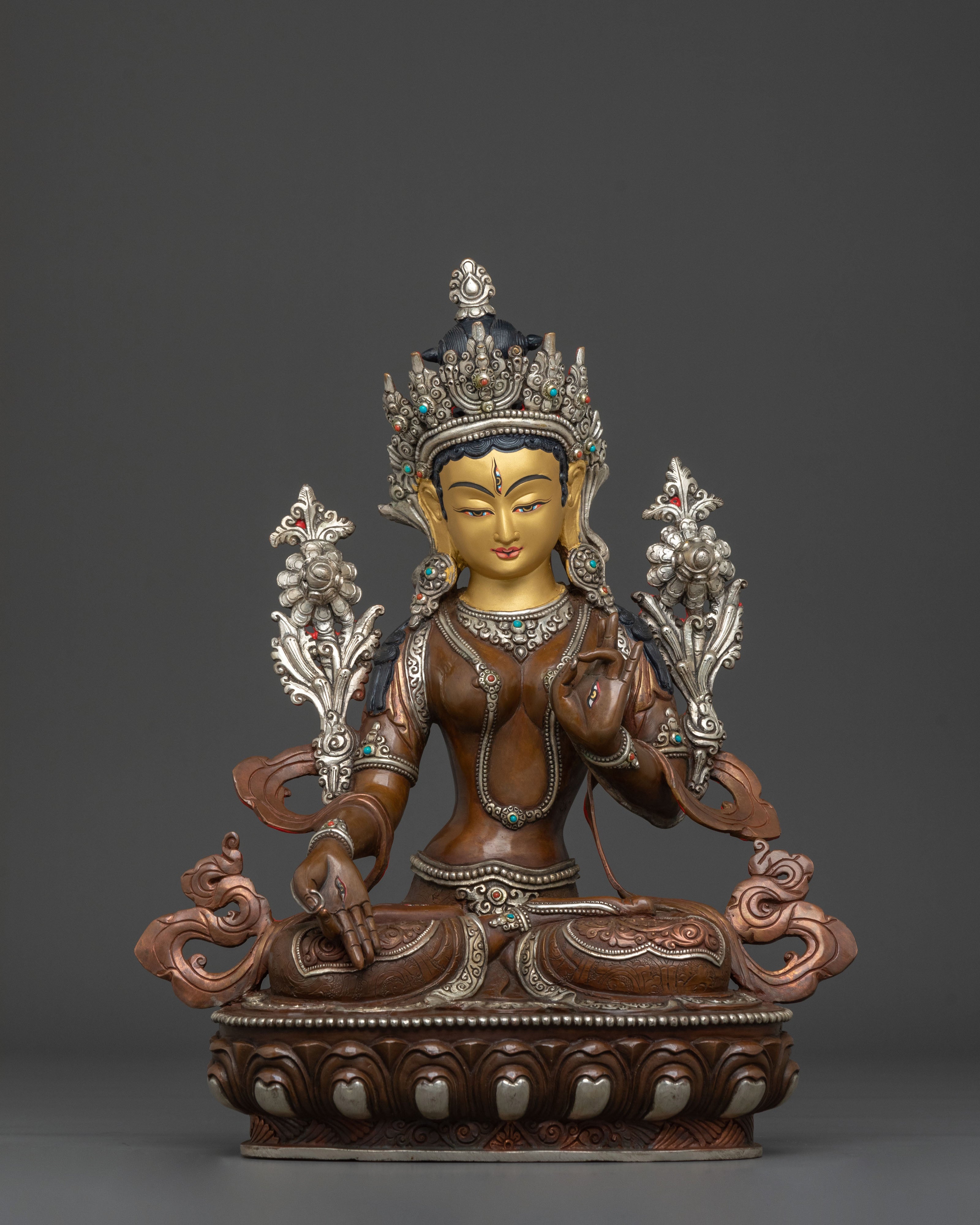 White Tara Statue 