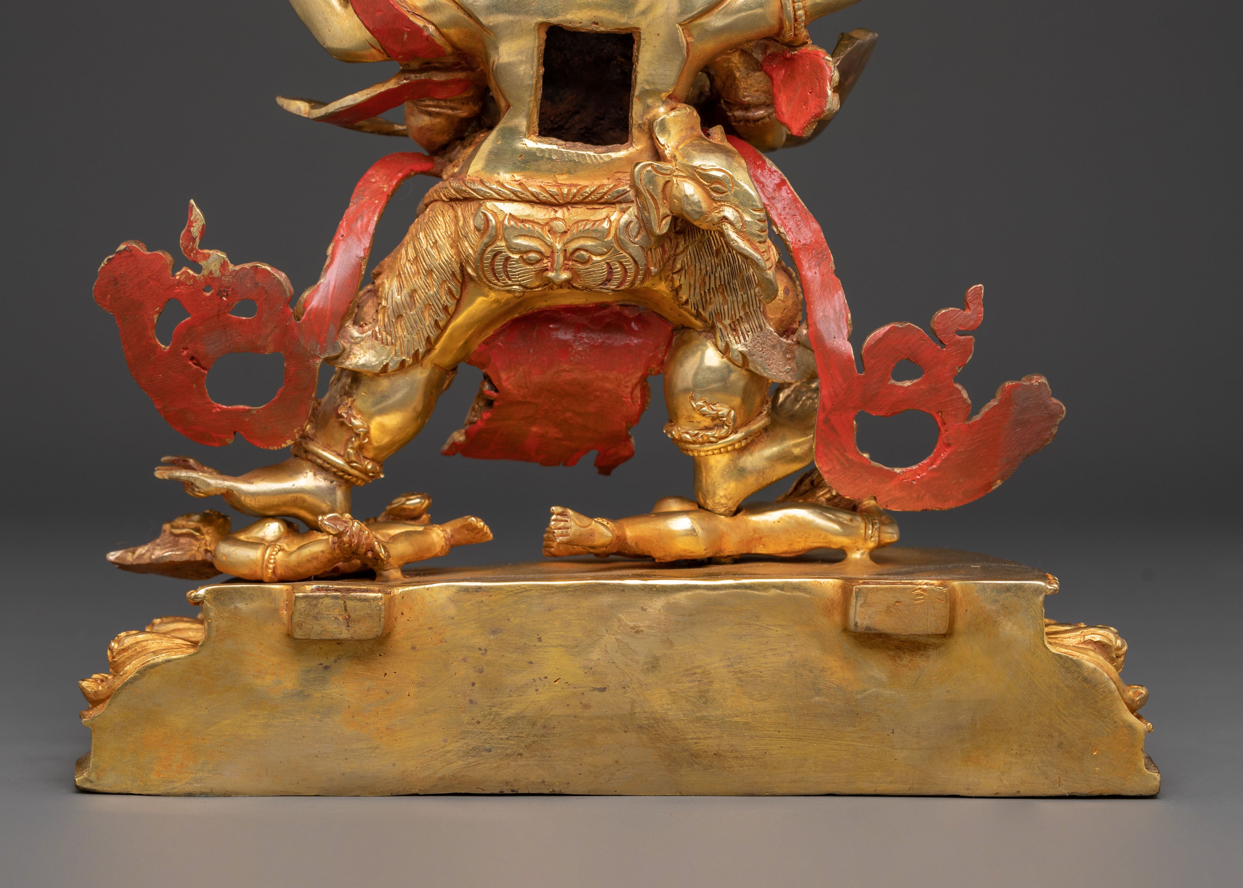 Four Armed Mahakala Spiritual Statue | Altar Decor