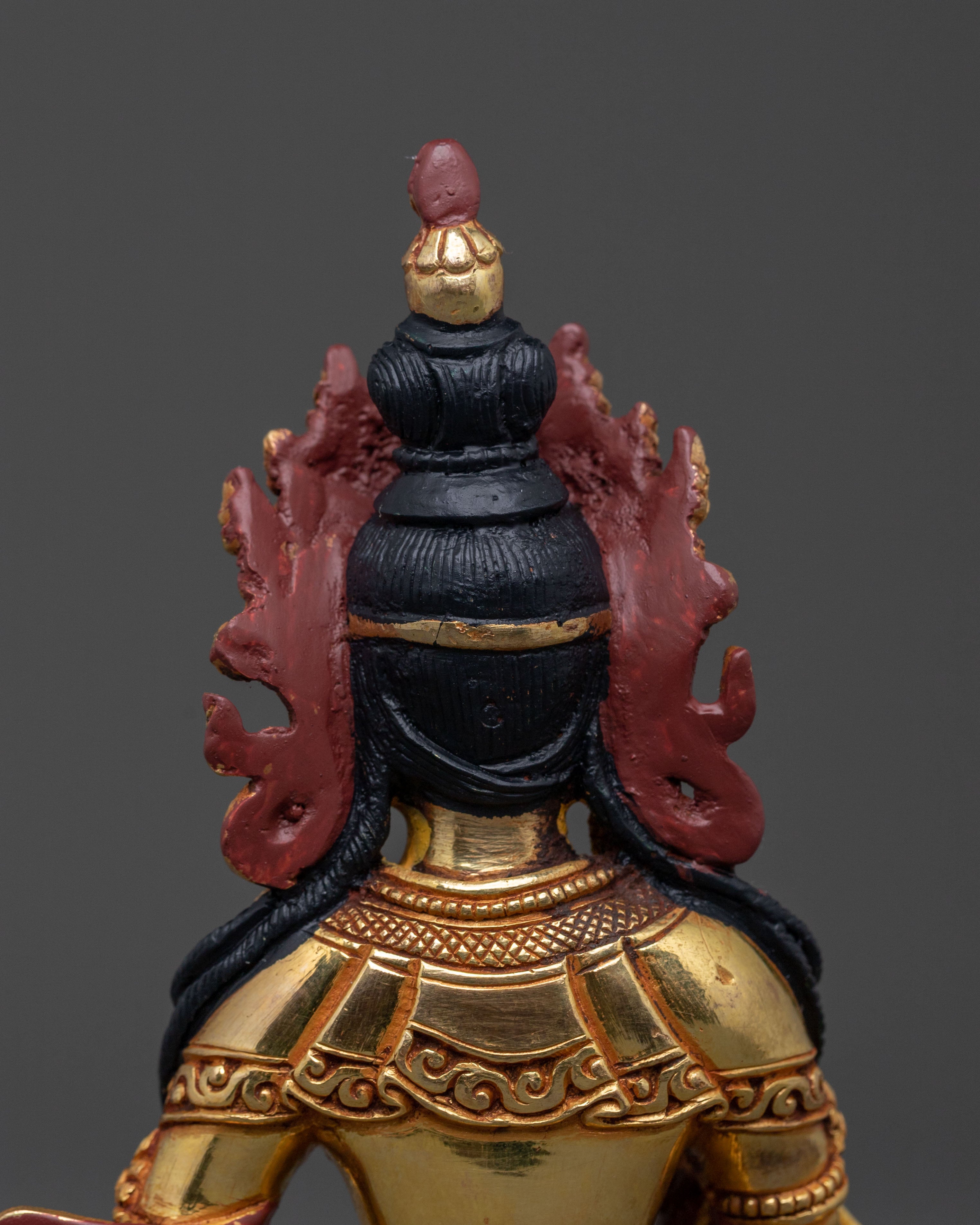 Vajrasattva Golden Statue: White Purity Deity